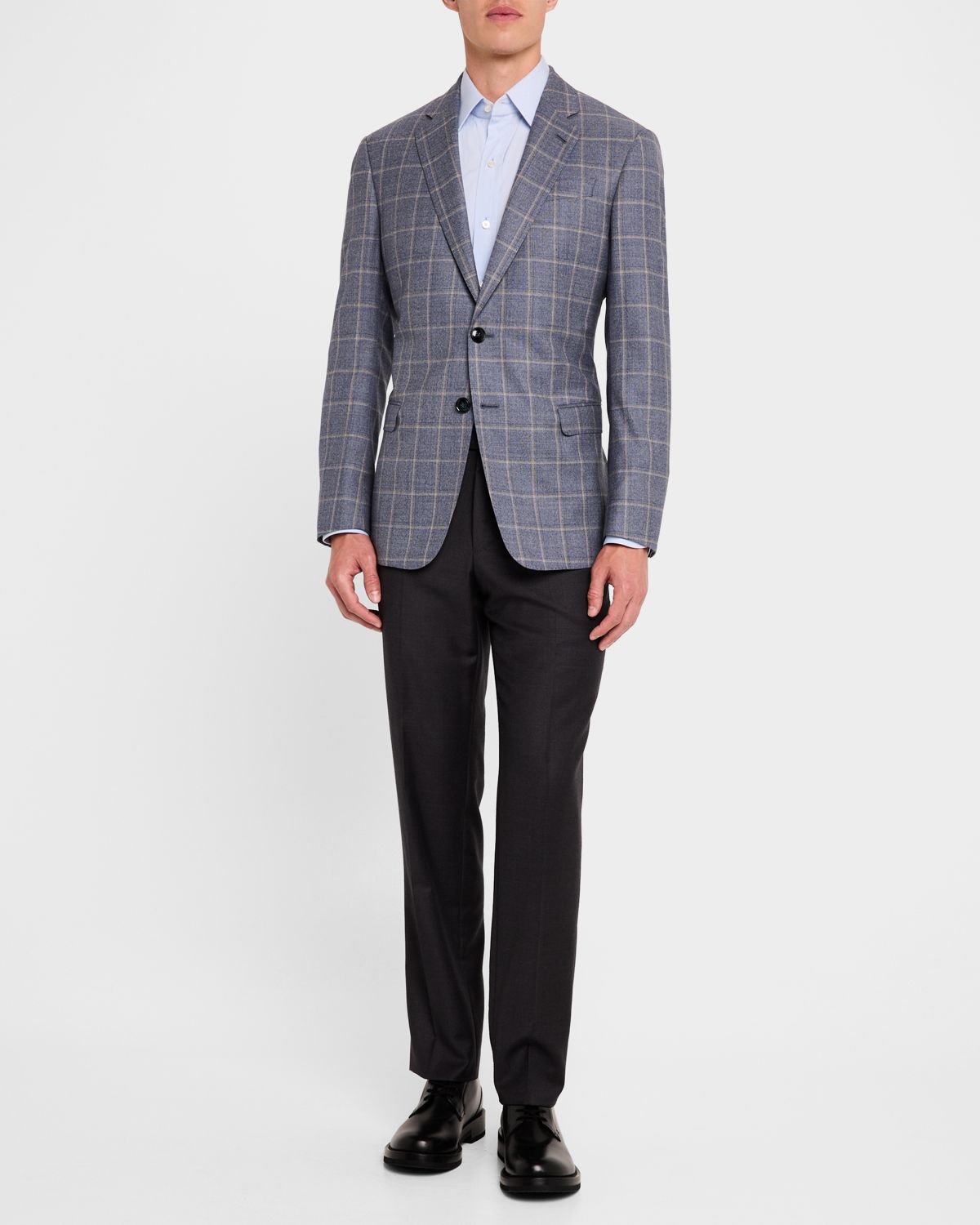 Giorgio Armani Men 's Windowpane Sport Coat