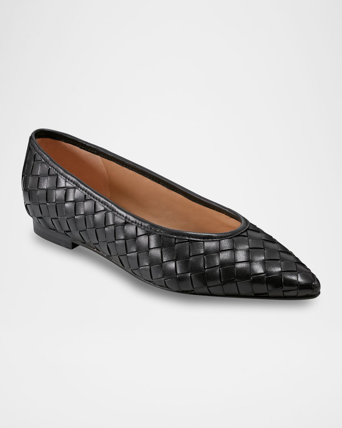 Marc Fisher LTD Damaria Woven Leather Ballerina Flats