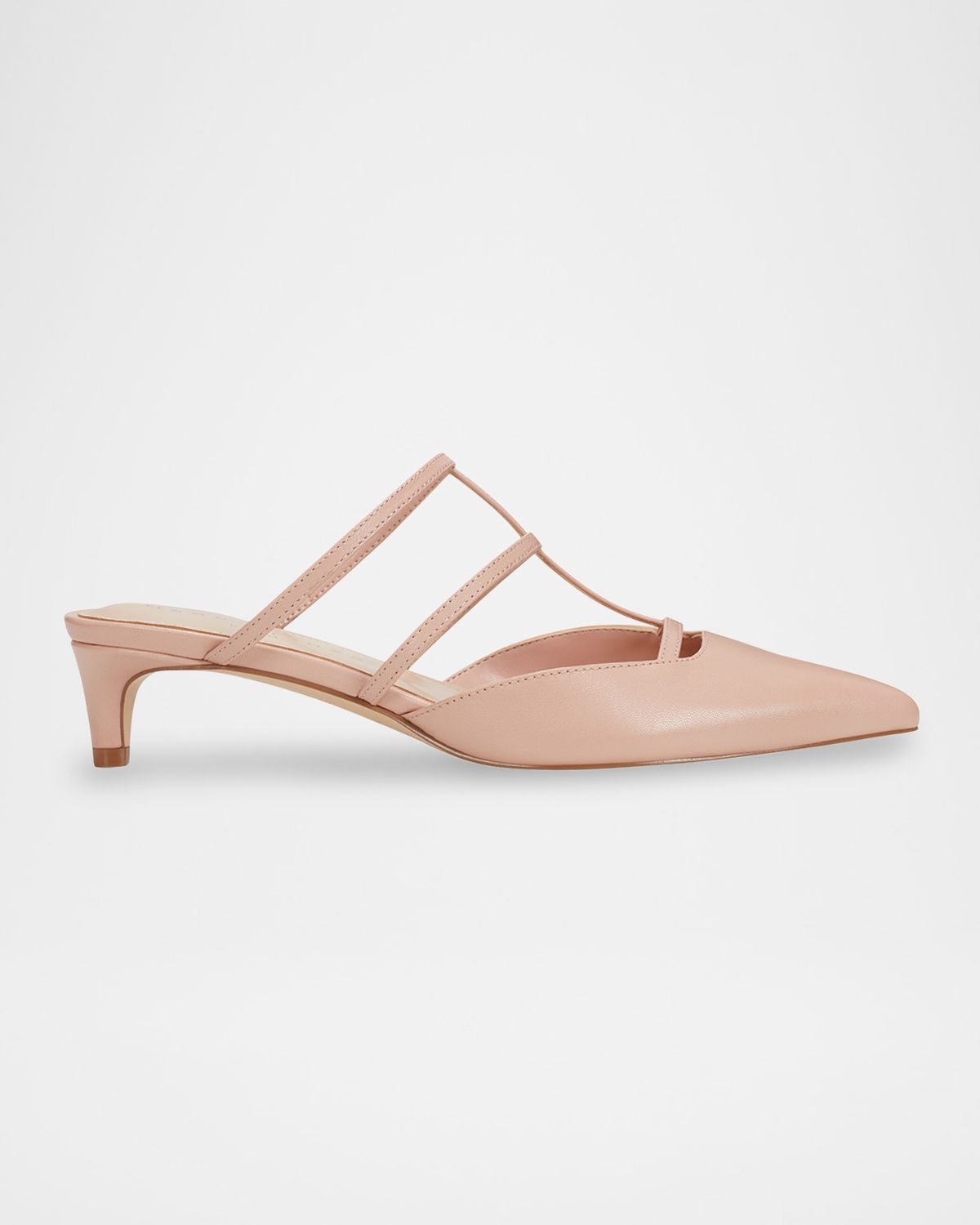 Marc Fisher LTD Kodie Leathe T-Strap Mule Pumps