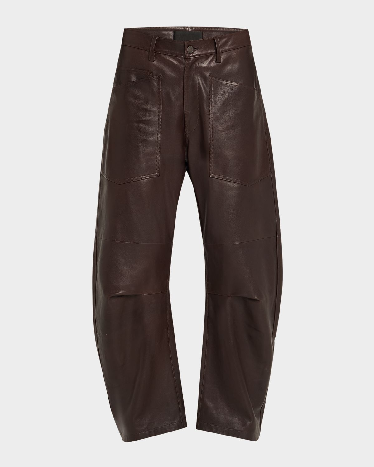 Nili Lotan Shon Barrel Leather Pants | Thumbnail 5 Nili Lotan Shon Barrel Leather Pants | Thumbnail 5