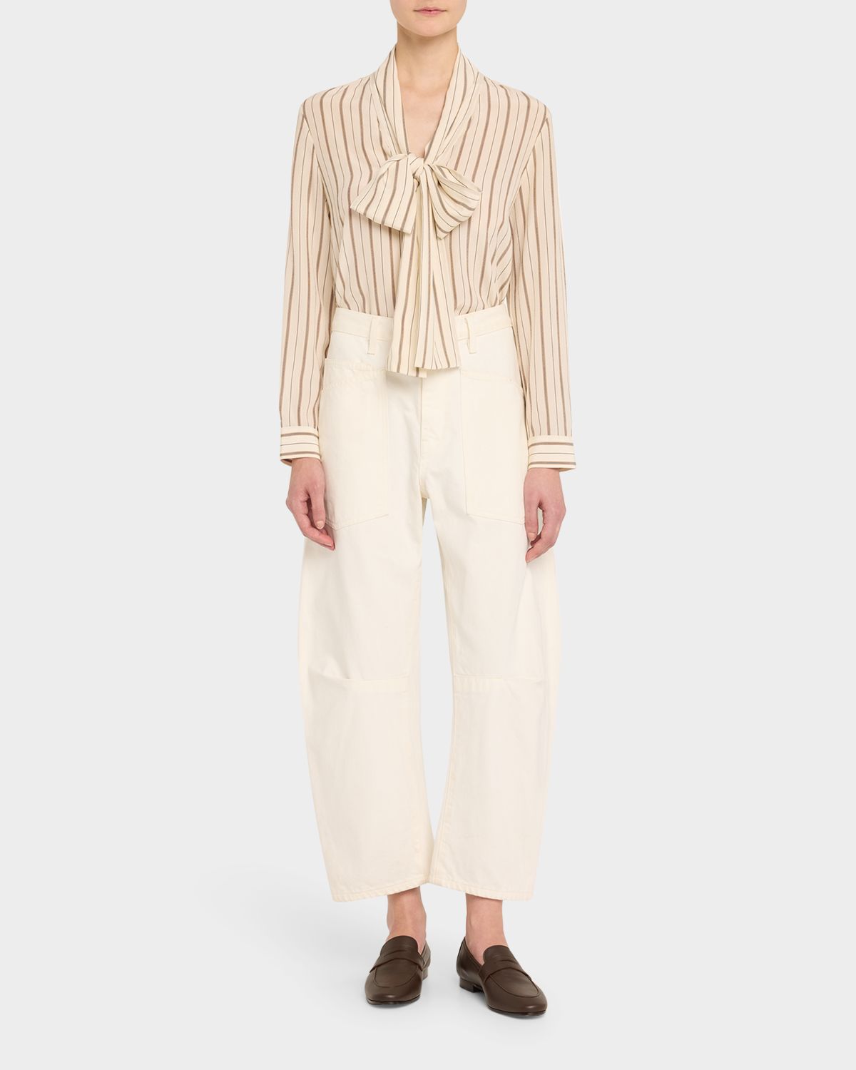 Nili Lotan Shon Barrel Jeans