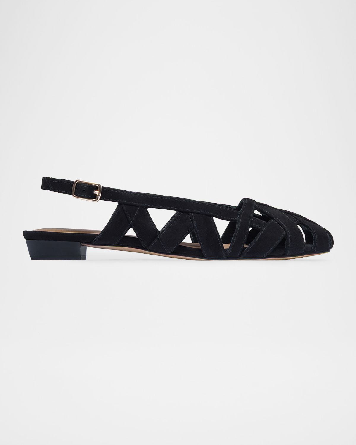 Bernardo Glinda Woven Leather Slingback Ballerina Flats | Thumbnail 5