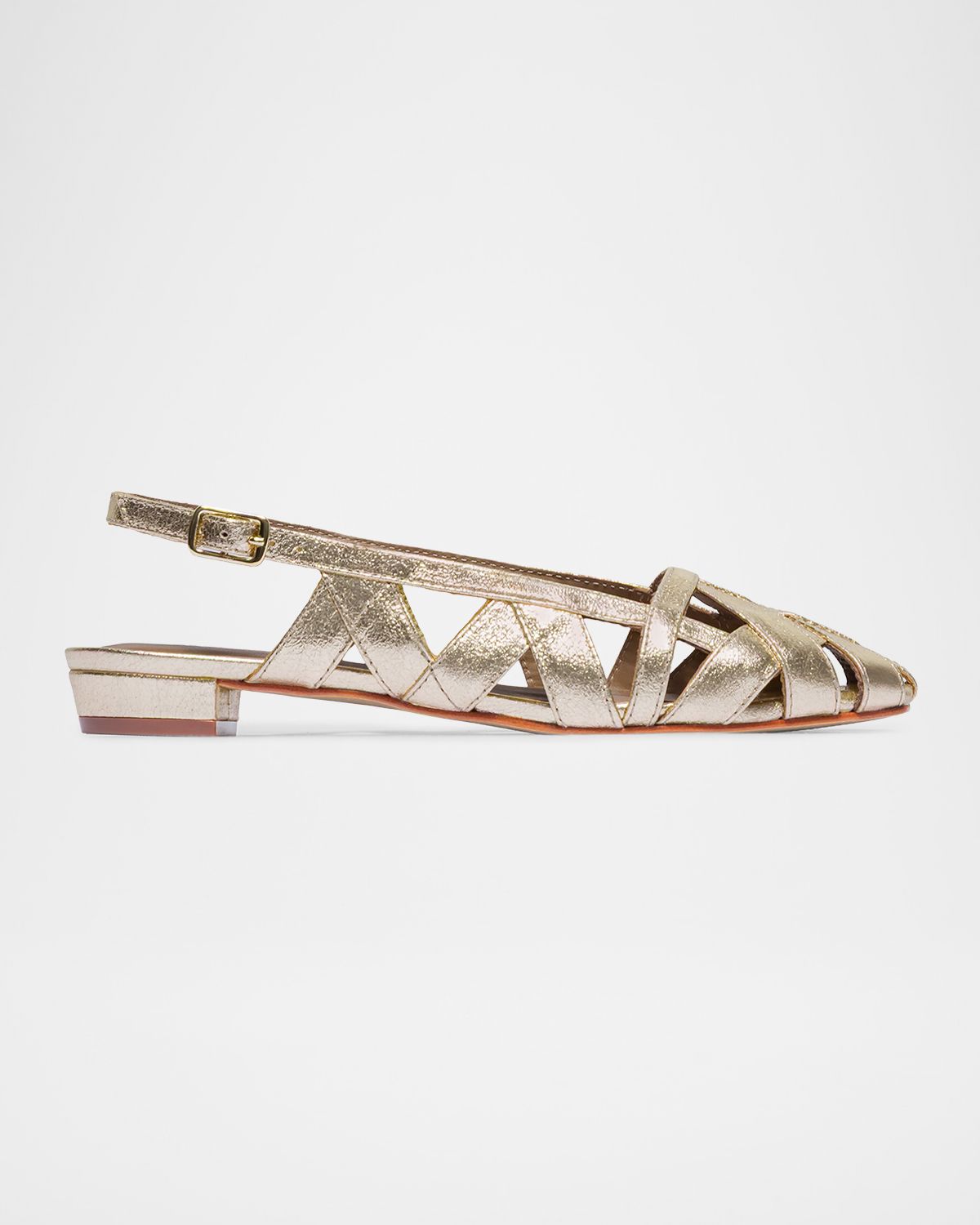 Bernardo Glinda Woven Leather Slingback Ballerina Flats | Thumbnail 4 Bernardo Glinda Woven Leather Slingback Ballerina Flats | Thumbnail 4