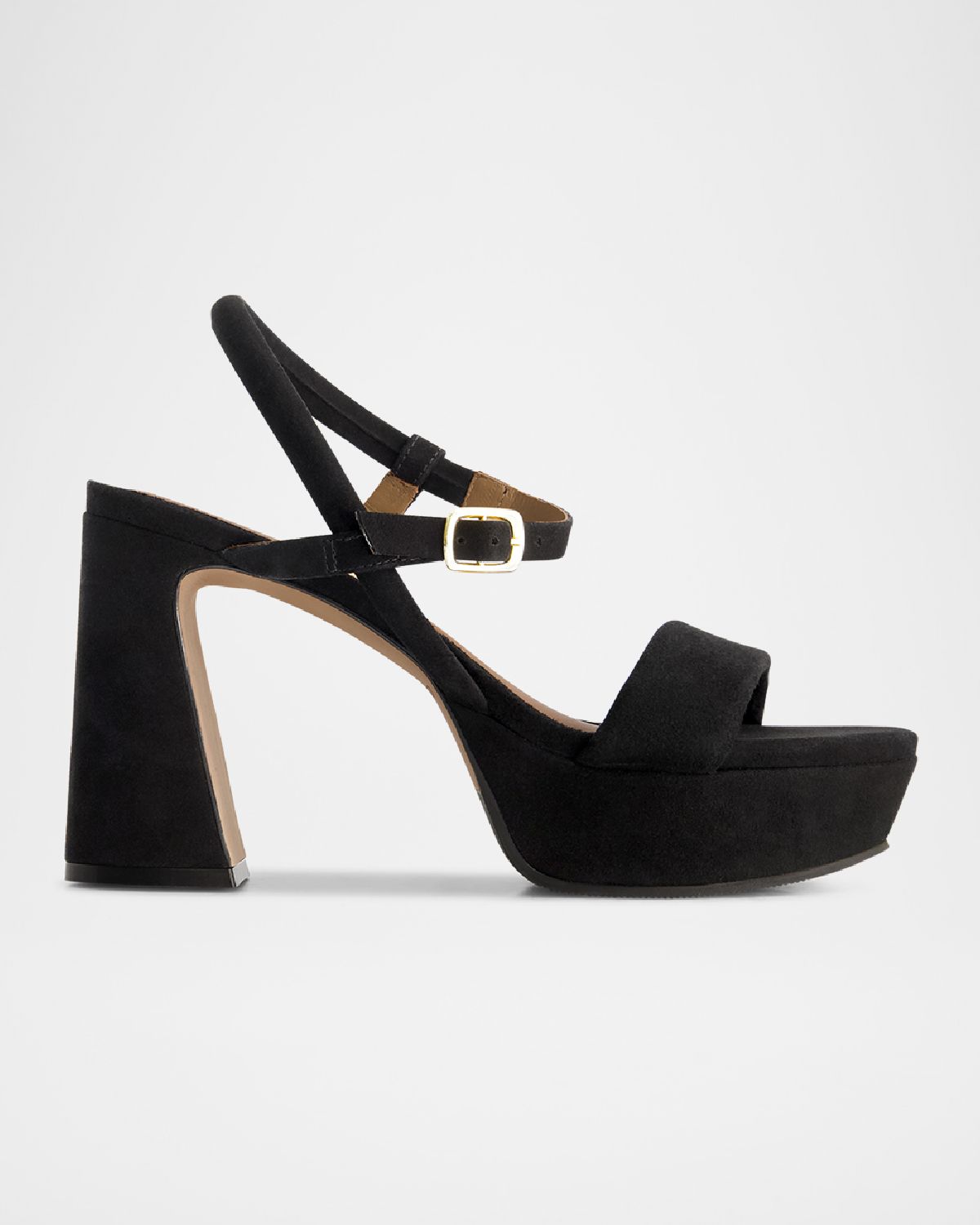 Bernardo Ventura Suede Platform Heel Sandals