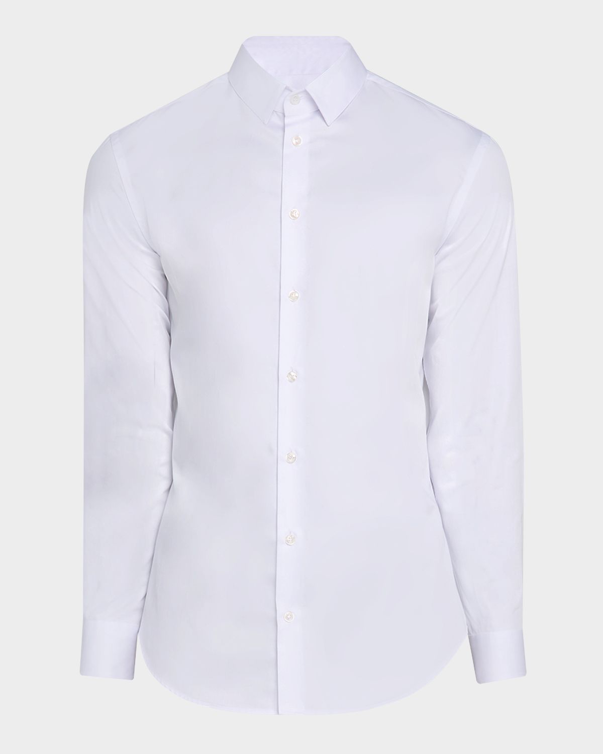 Giorgio Armani Men 's Logan Piece-Dyed Cotton Sport Shirt