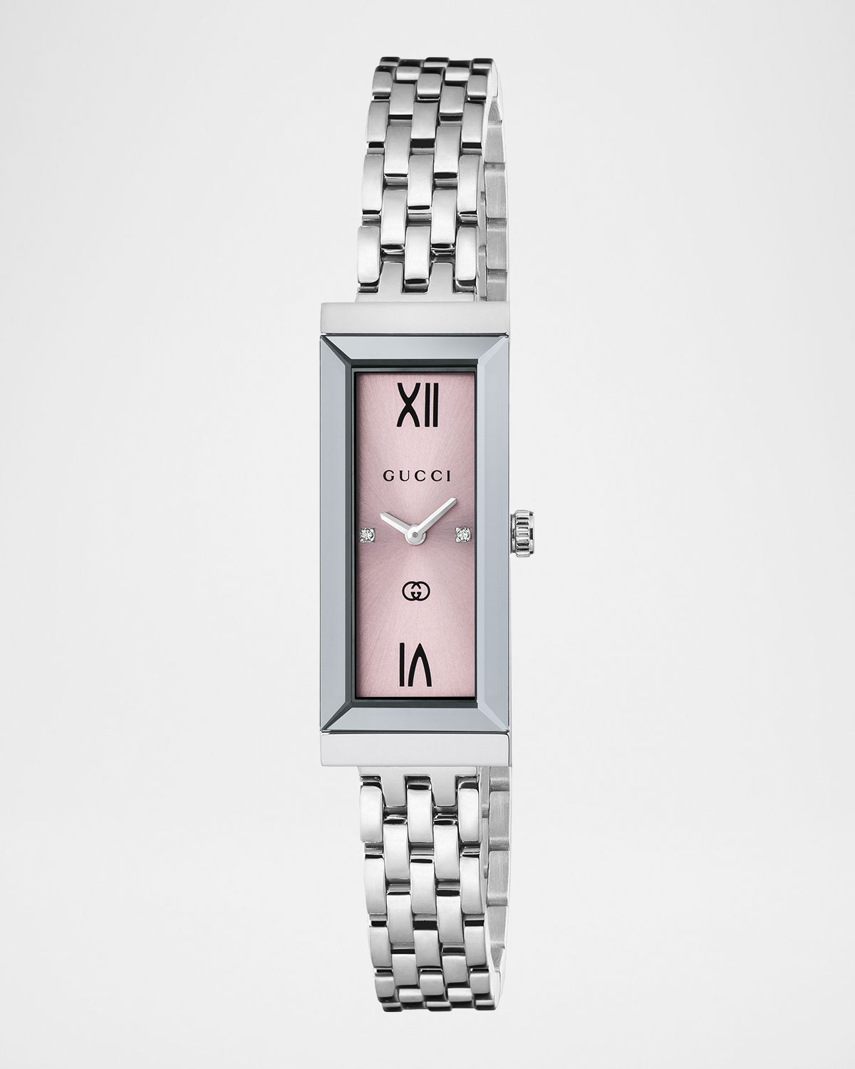 Gucci 14x34mm G-Frame Small Rectangular Watch with Bracelet Strap | Thumbnail 5 Gucci 14x34mm G-Frame Small Rectangular Watch with Bracelet Strap | Thumbnail 5