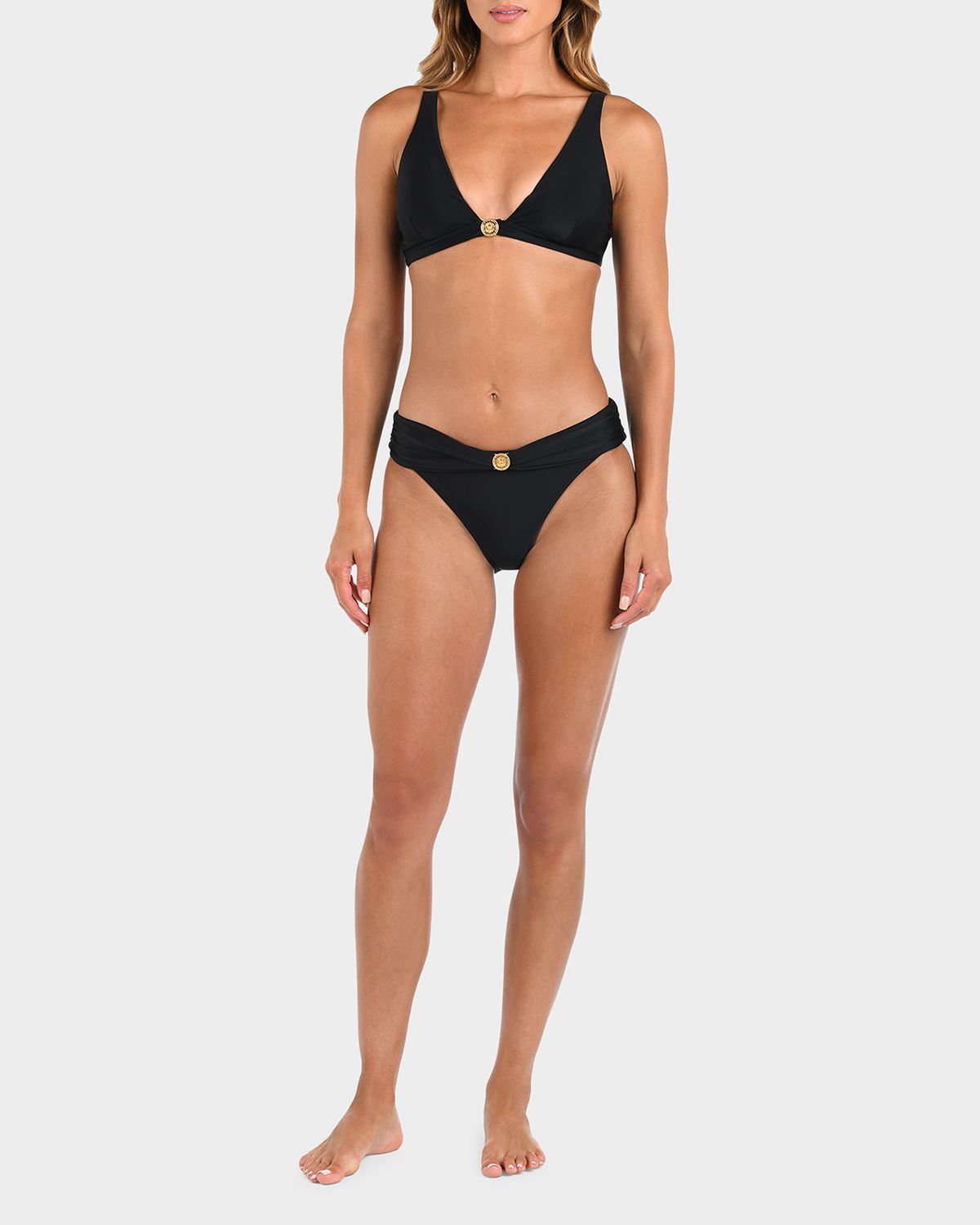 L 'Agence Lexie Solid Bikini Top