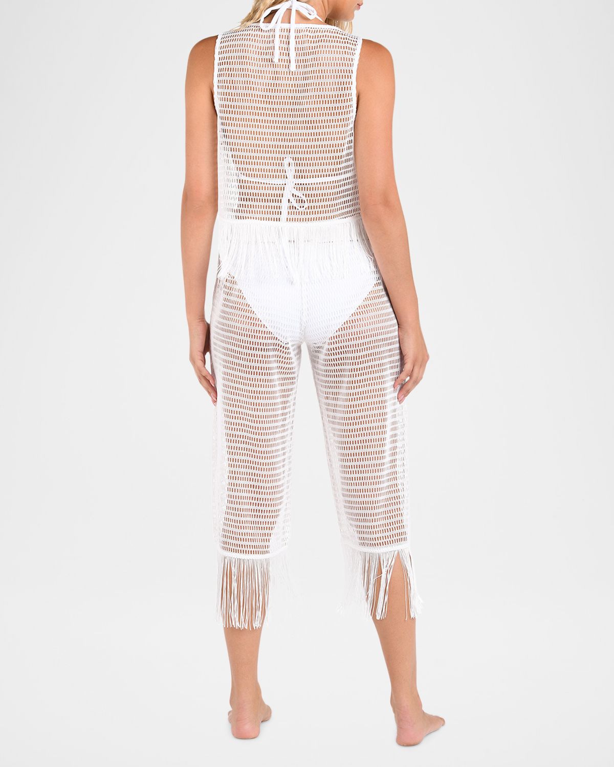 La Blanca Open-Knit Crochet Tank Top | Thumbnail 3 La Blanca Open-Knit Crochet Tank Top | Thumbnail 3