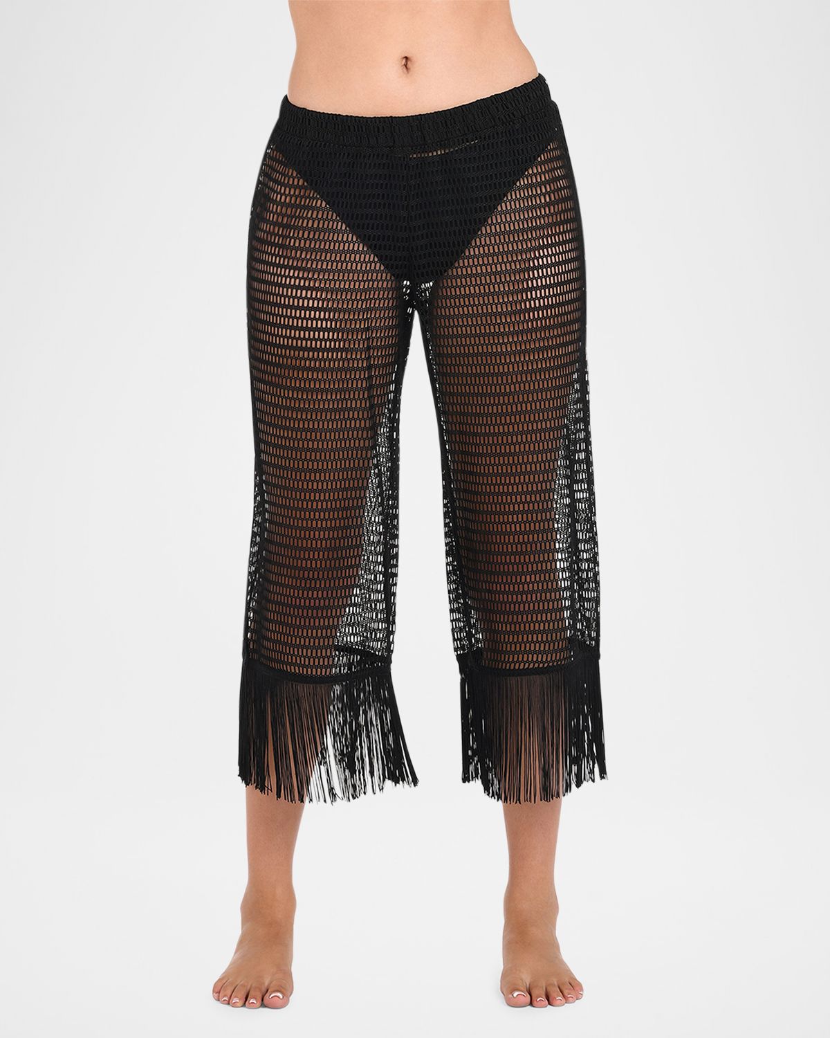 La Blanca Open-Knit Crochet Cropped Pants | Thumbnail 2 La Blanca Open-Knit Crochet Cropped Pants | Thumbnail 2