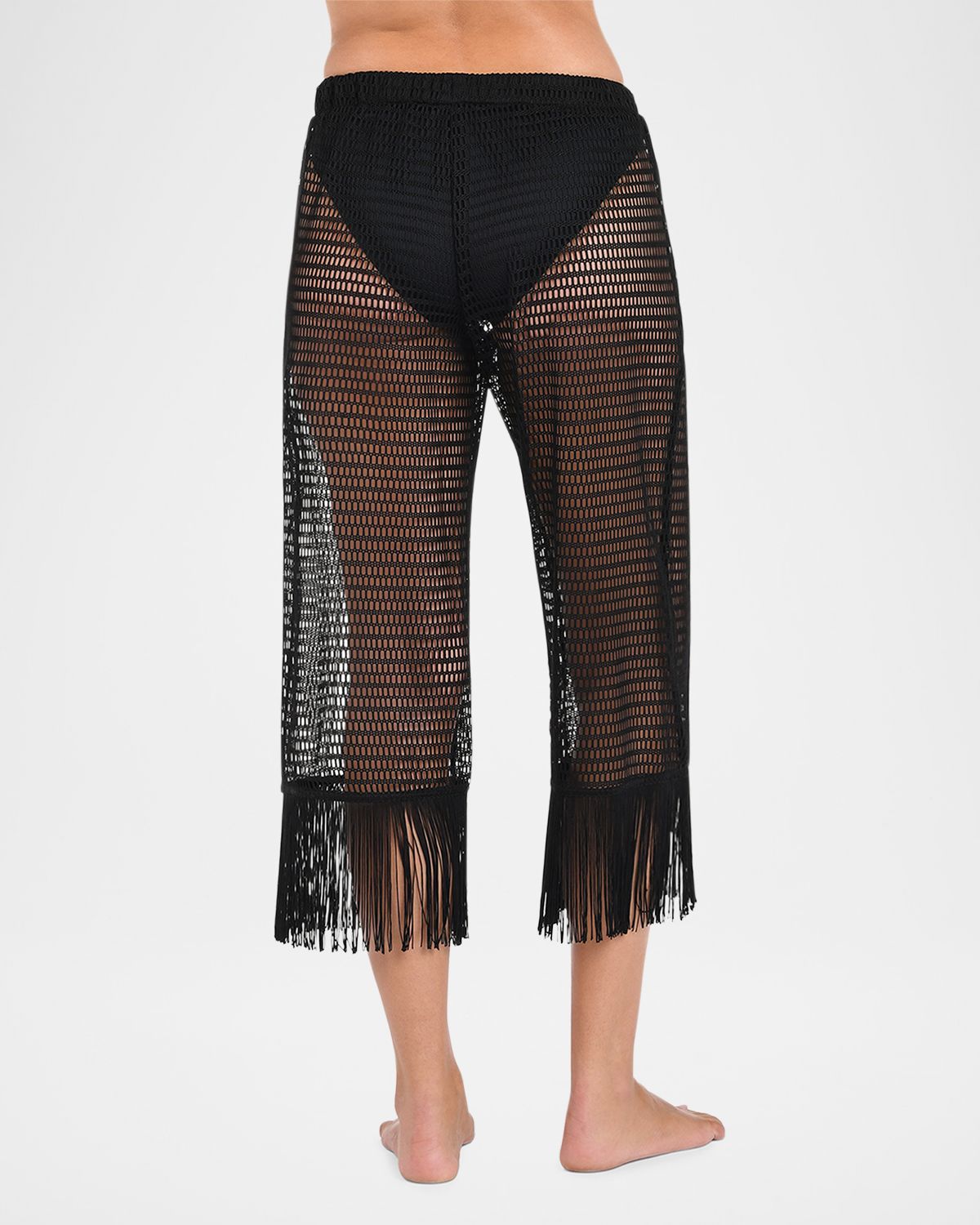 La Blanca Open-Knit Crochet Cropped Pants | Thumbnail 3 La Blanca Open-Knit Crochet Cropped Pants | Thumbnail 3