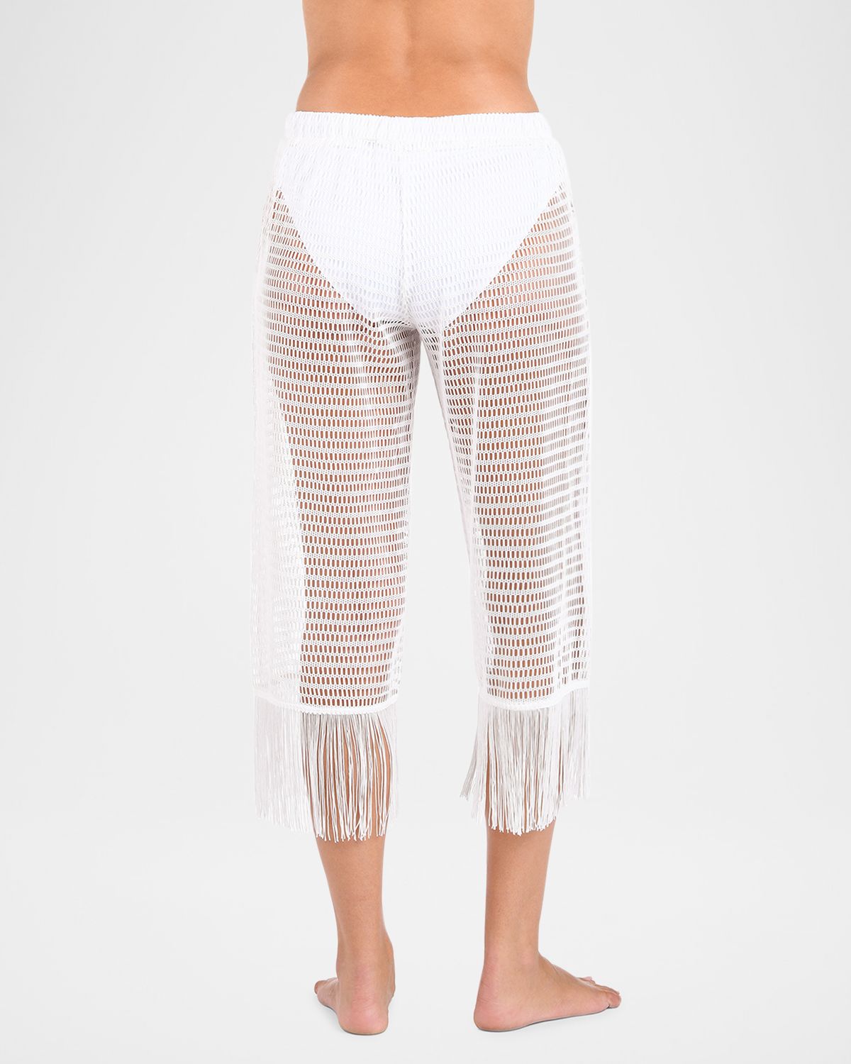 La Blanca Open-Knit Crochet Cropped Pants | Thumbnail 3 La Blanca Open-Knit Crochet Cropped Pants | Thumbnail 3