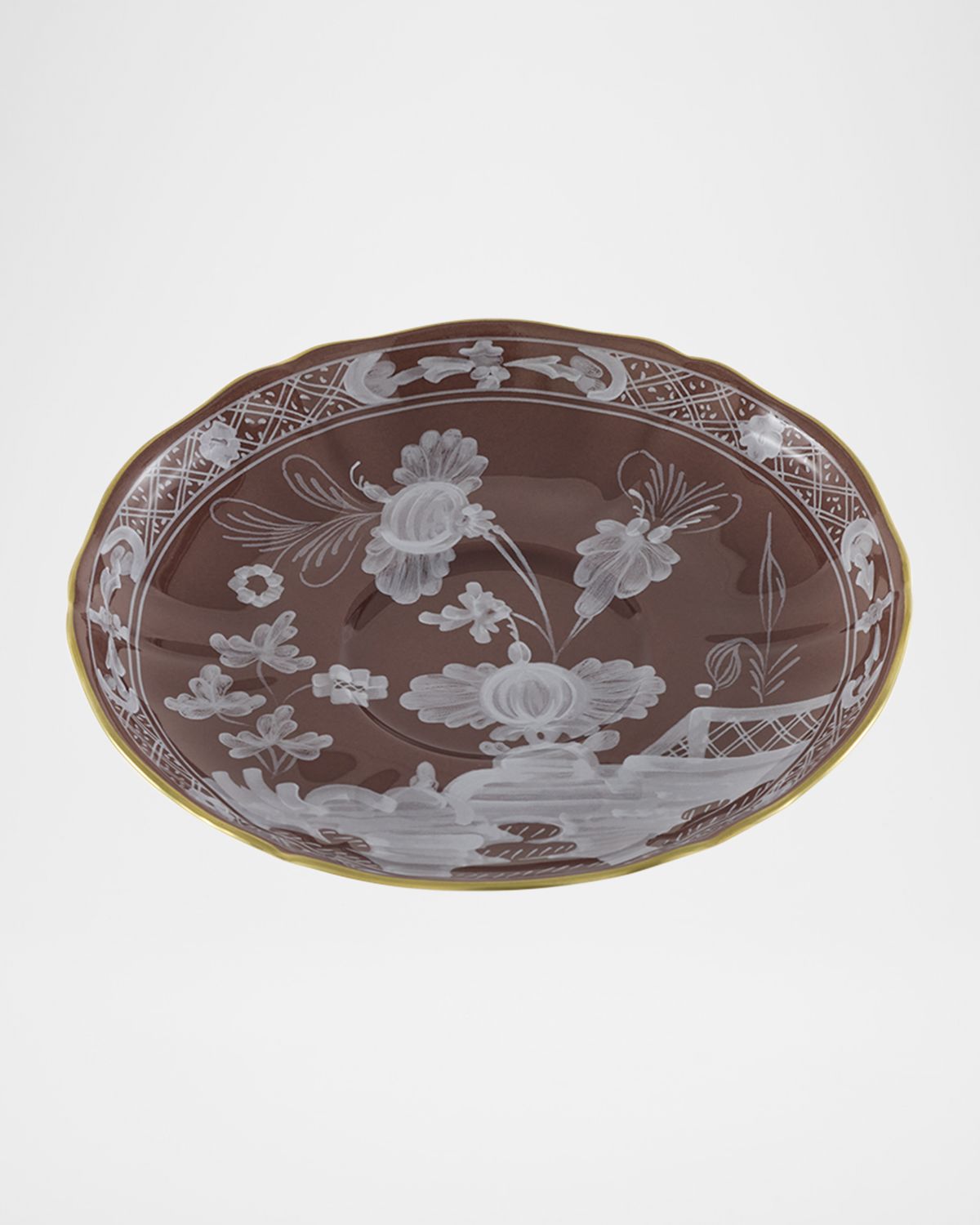GINORI 1735 Oriente Italiano Castagna Tea Saucer