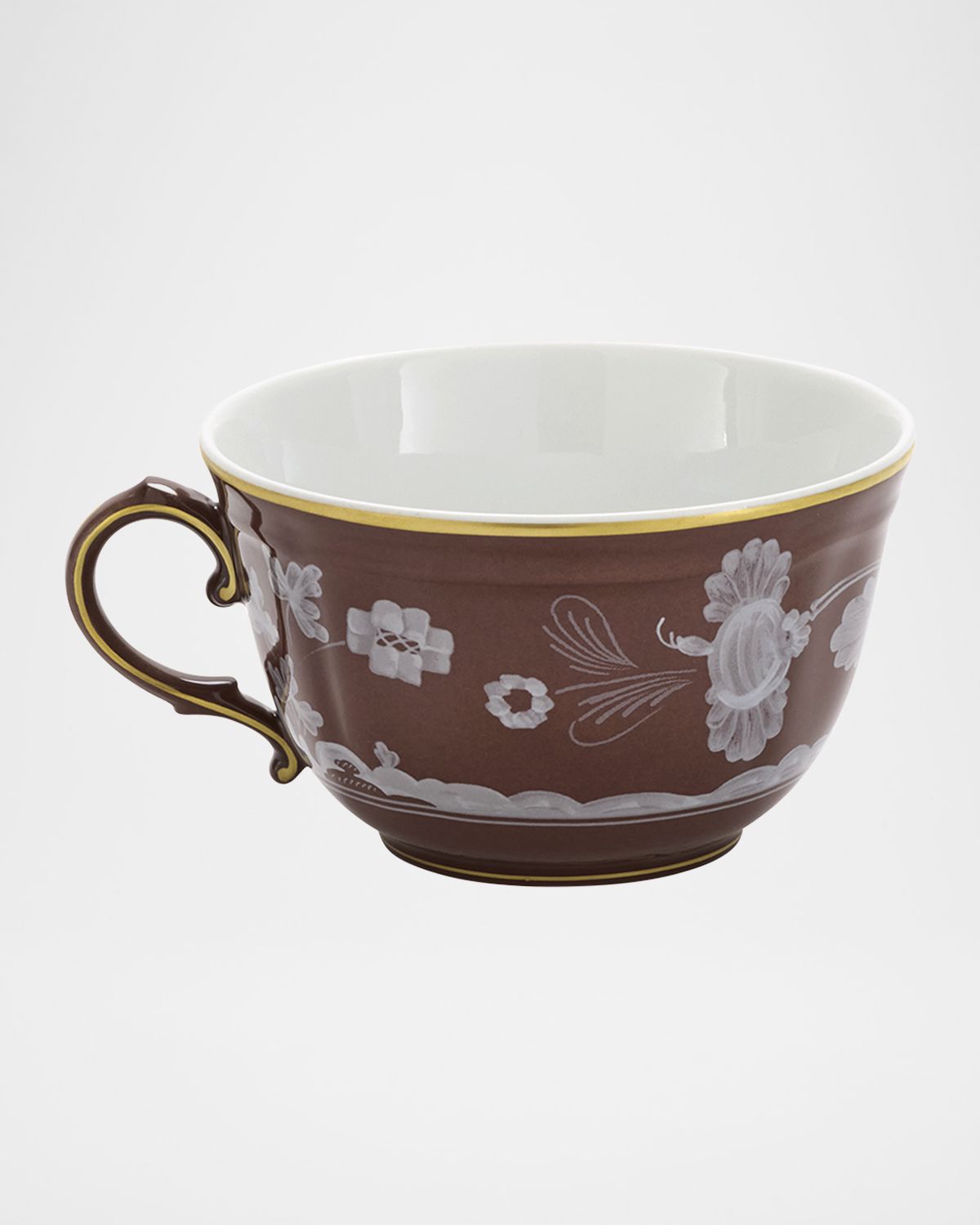 GINORI 1735 Oriente Italiano Castagna Teacup, 7.43 oz.