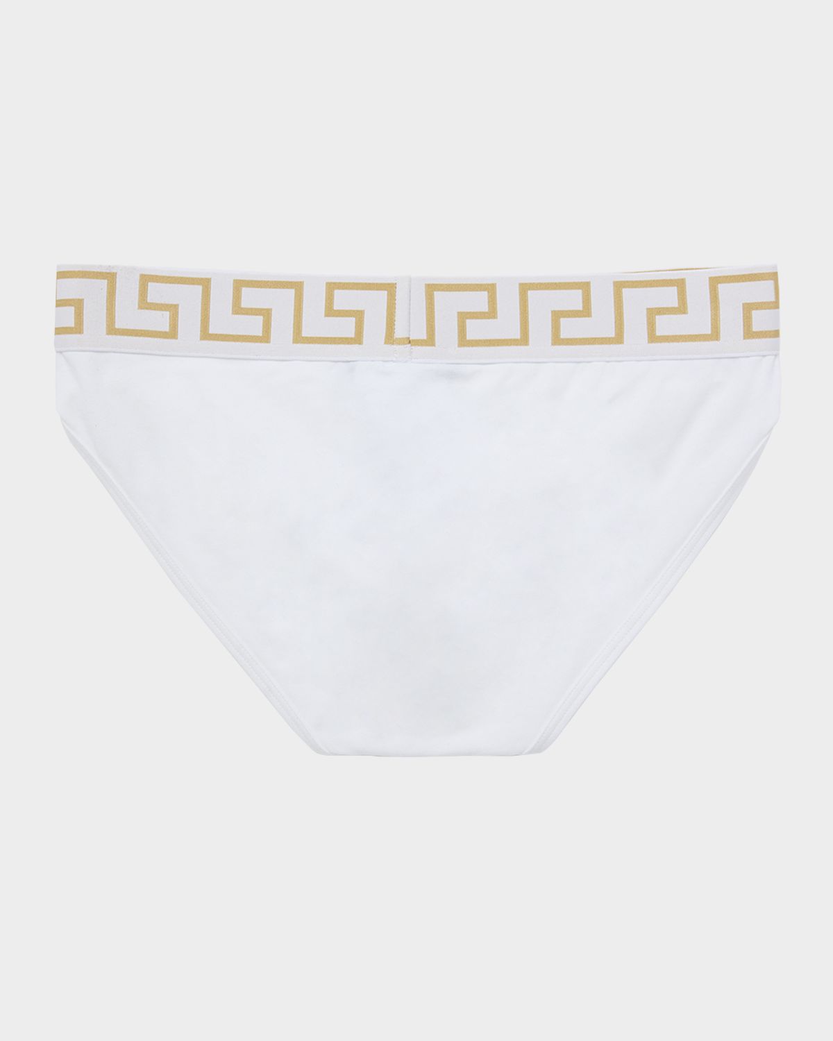 Versace Men 's Greek Key Organic Cotton Stretch Briefs