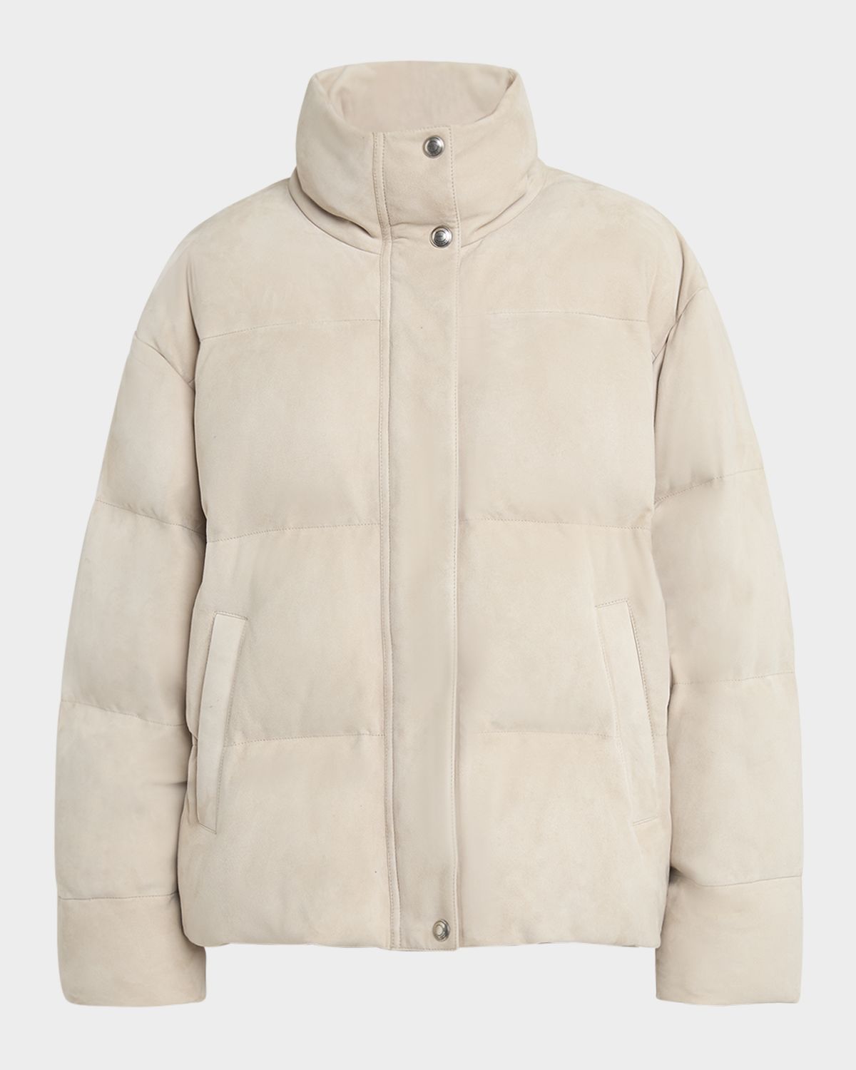 Loro Piana Jools Soft Techno Suede Puffer Jacket
