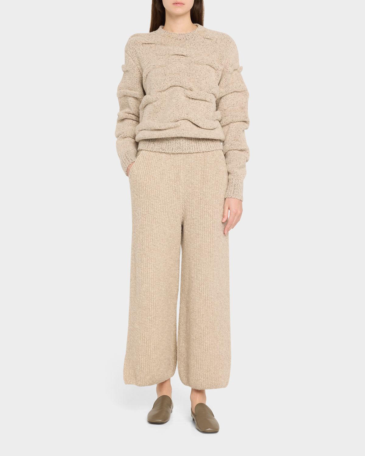 Loro Piana Valduggia Drawstring Cashmere GG 5 Pants