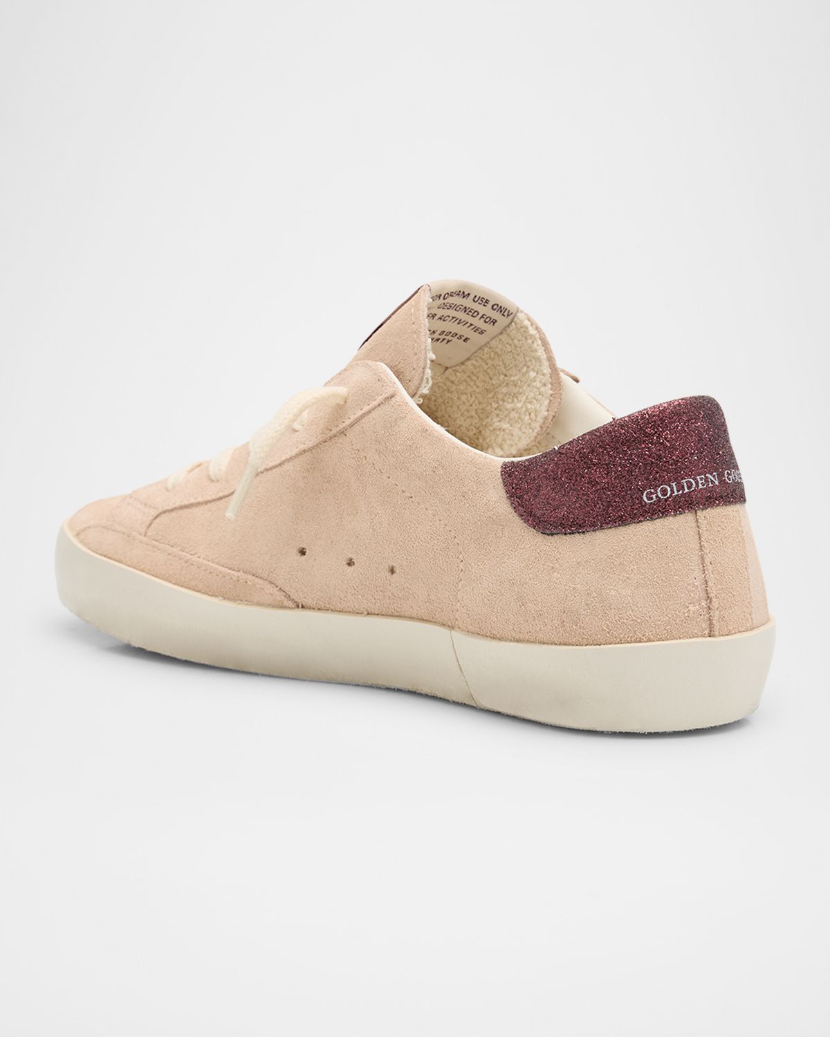 Golden Goose Girl 's Exclusive Super Star Glitter Star Low Top Sneakers