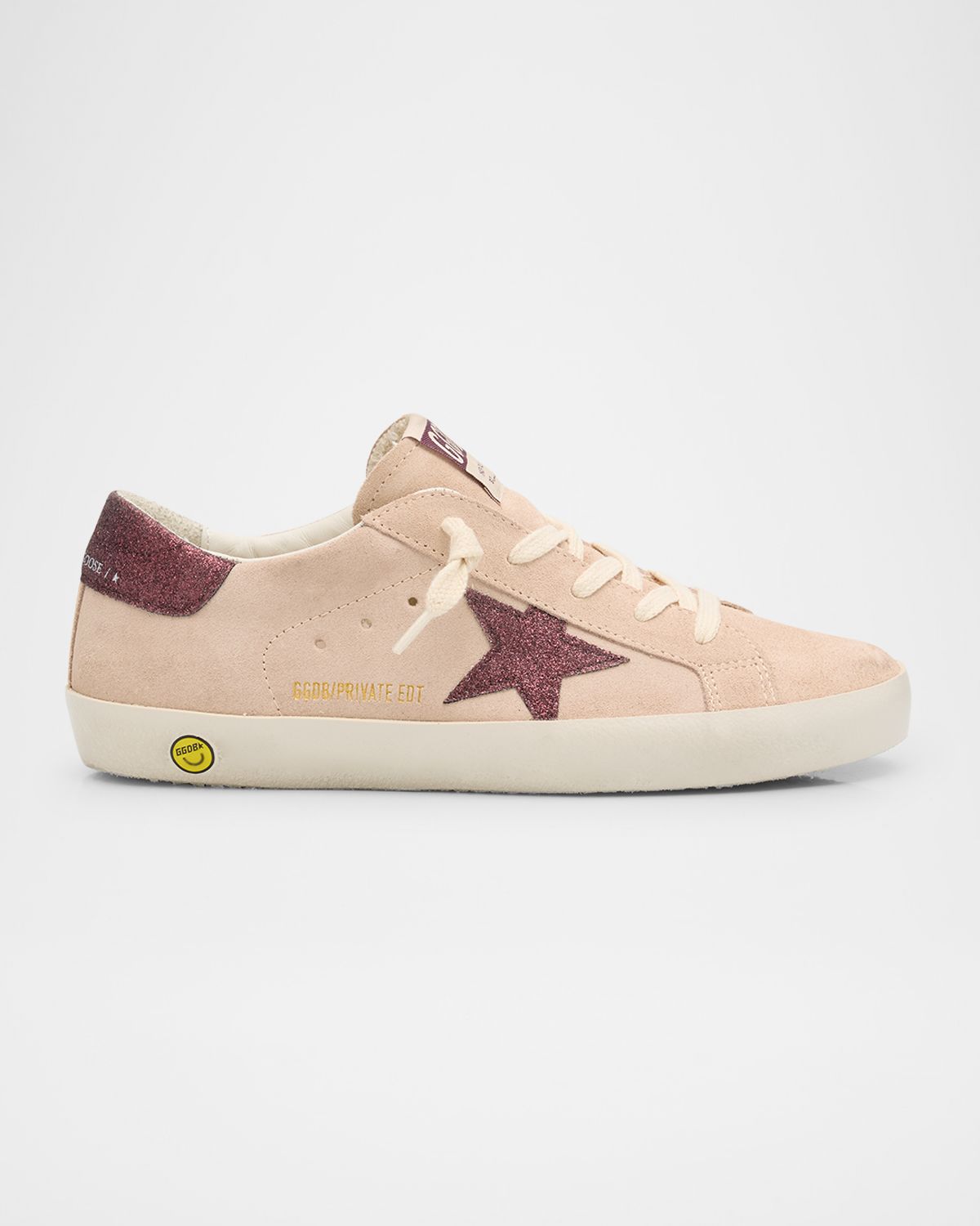 Golden Goose Girl 's Exclusive Super Star Glitter Star Low Top Sneakers