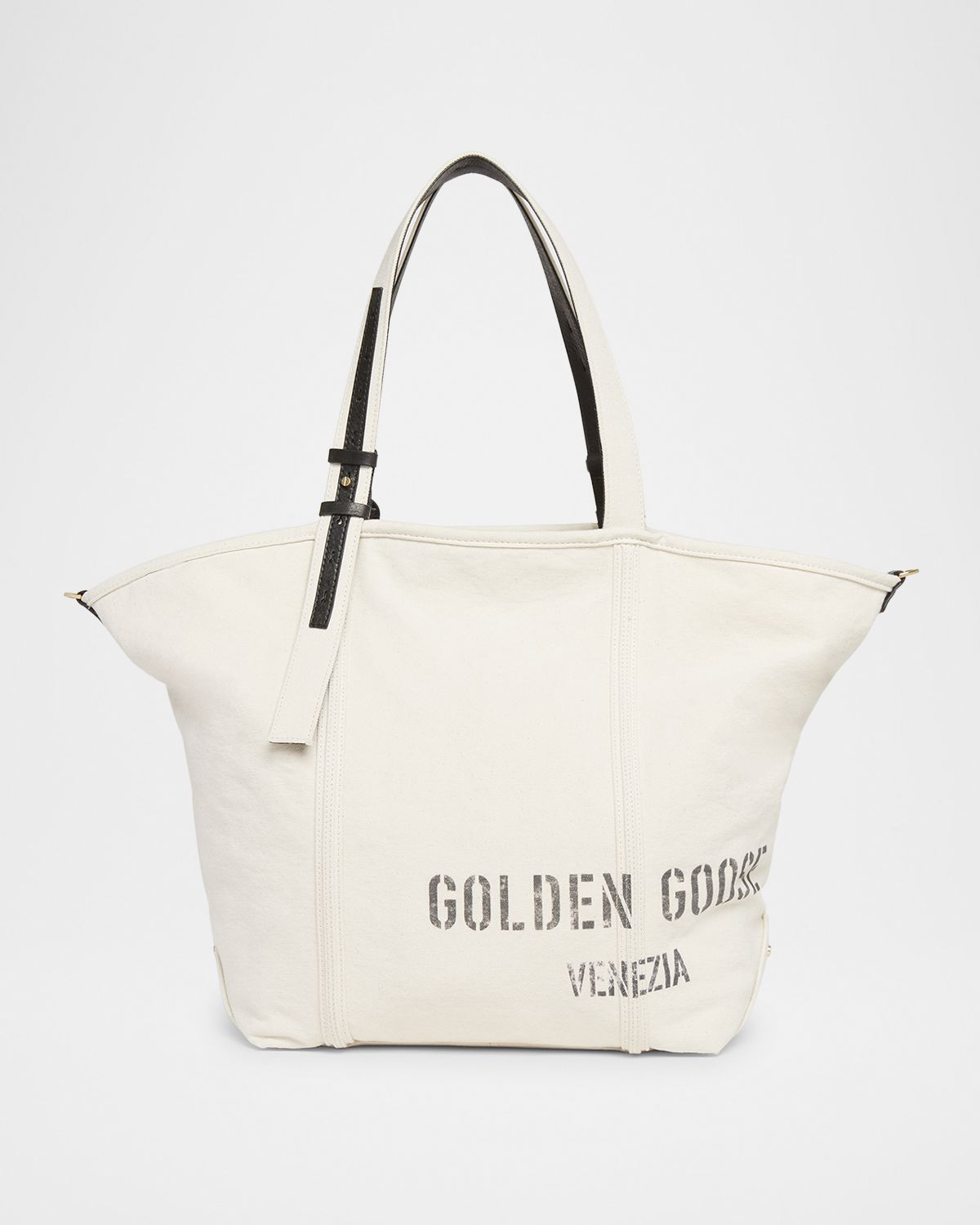 Golden Goose Logo Canvas Tote Bag