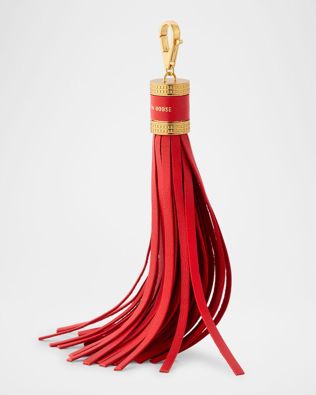 Golden Goose Tassel Leather Bag Charm