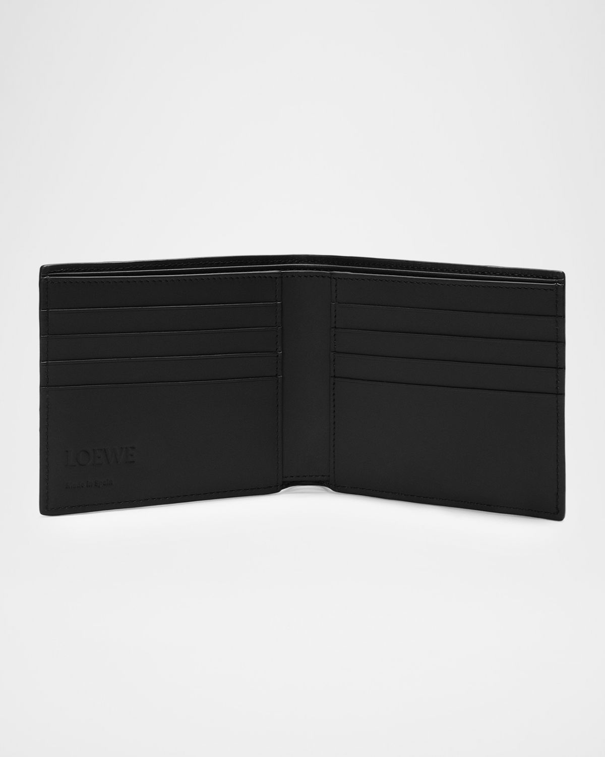 Loewe Men 's Puzzle Edge Leather Bifold Wallet