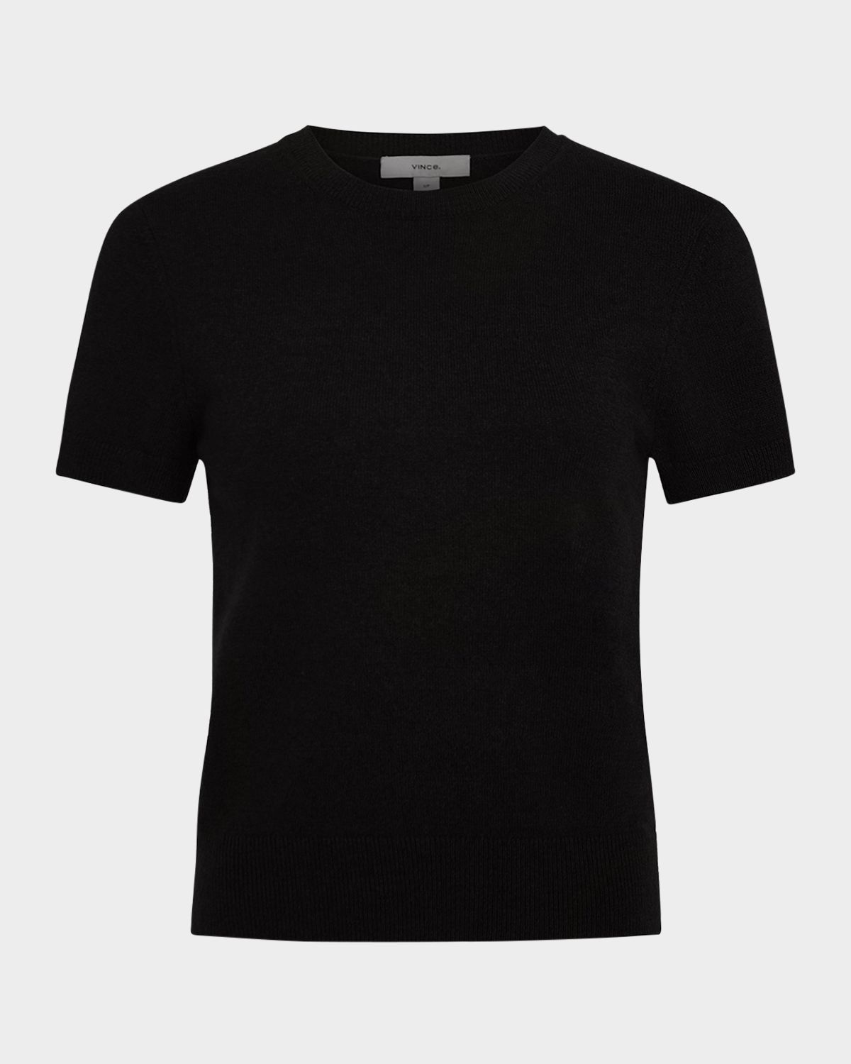 Vince Short-Sleeve Cashmere-Blend Tee