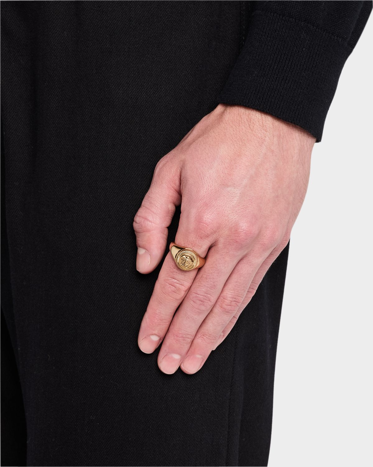 Versace Men 's Medusa Ring