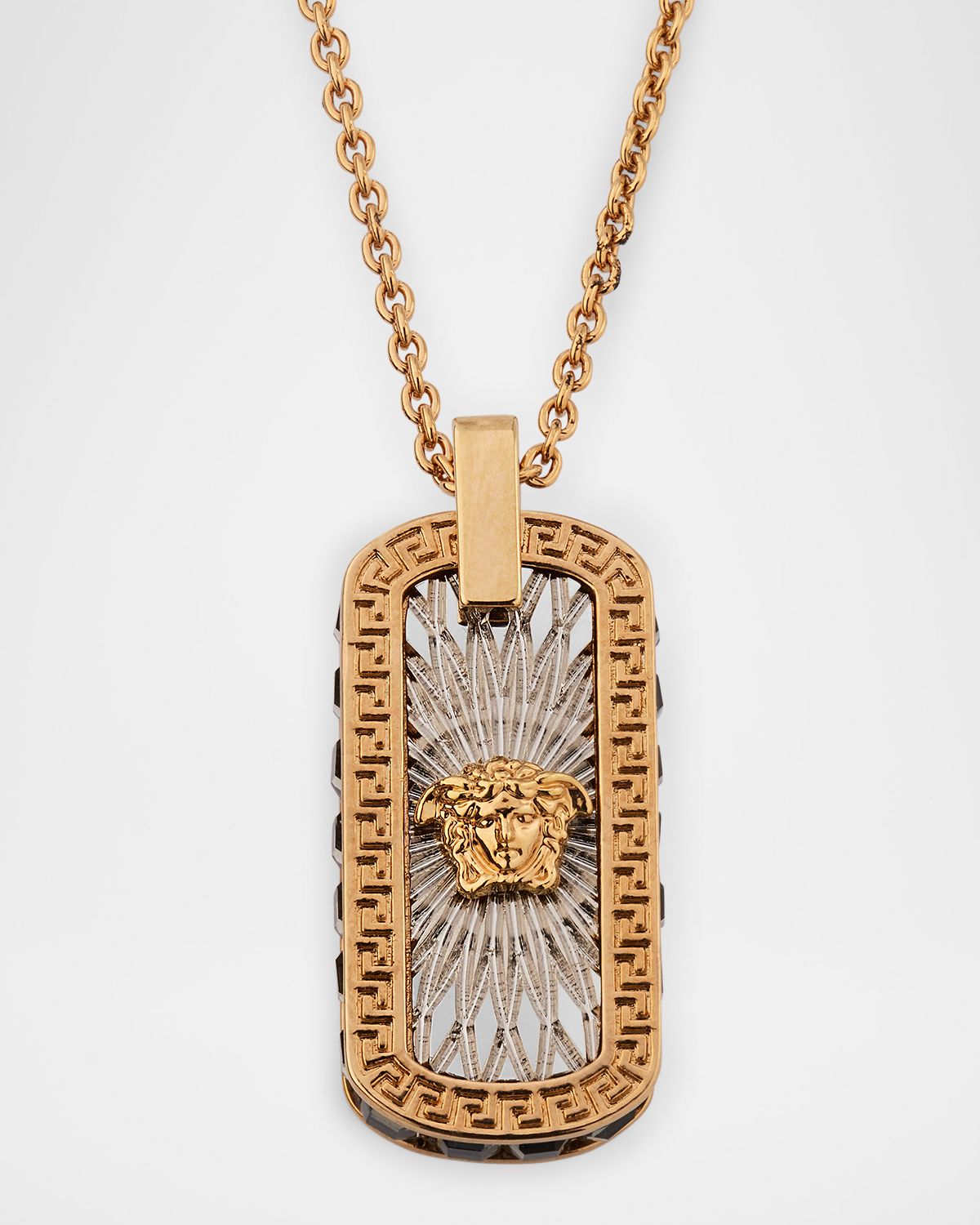 Versace Men 's Medusa Pendant Necklace