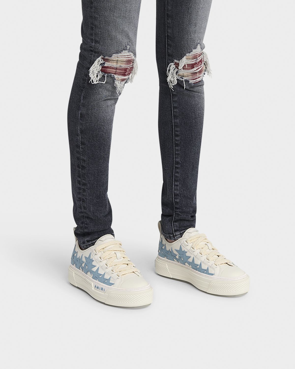 Amiri Stars Low-Top Leather Sneakers | Thumbnail 5 Amiri Stars Low-Top Leather Sneakers | Thumbnail 5