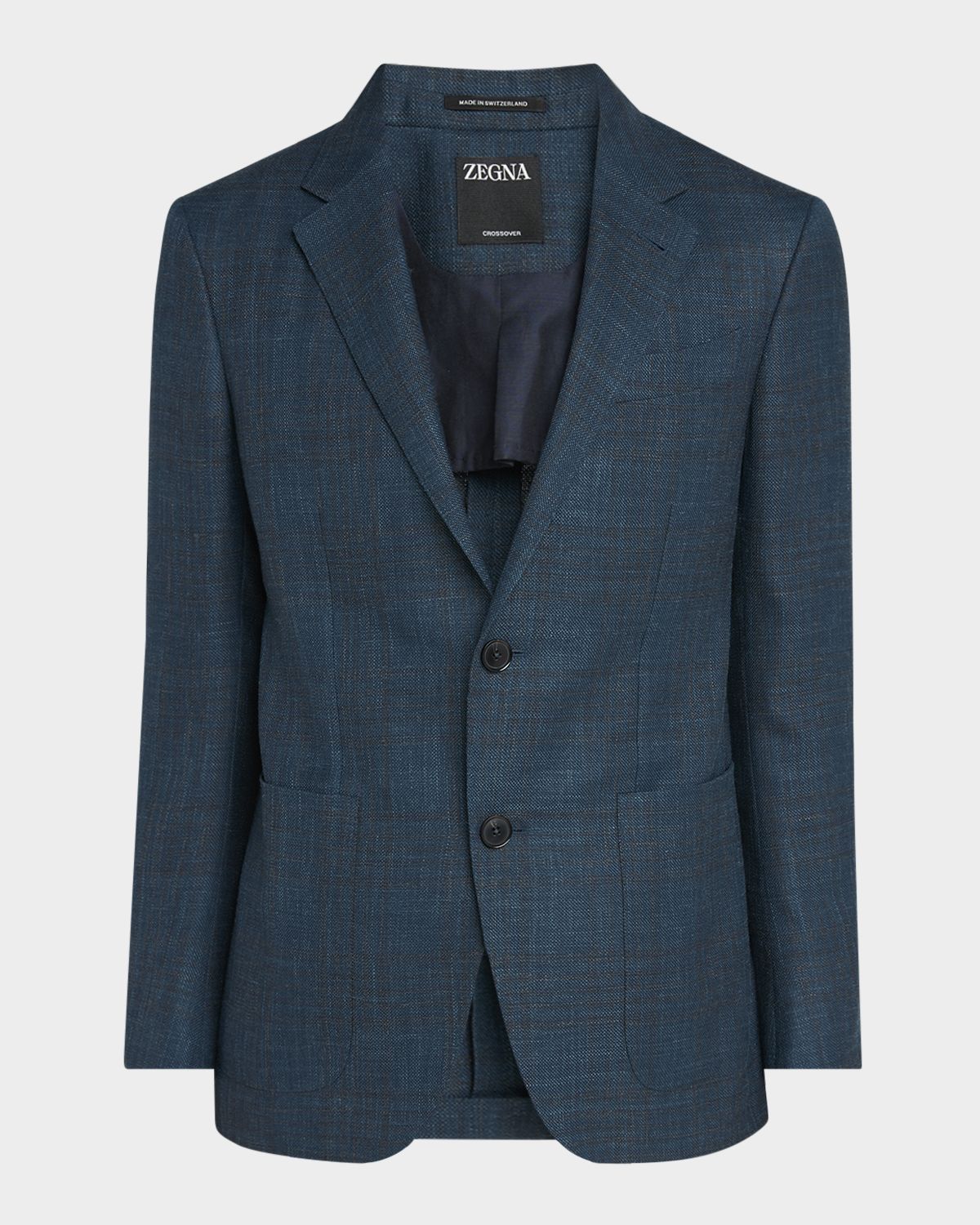 ZEGNA Men 's Tonal Plaid Sport Coat