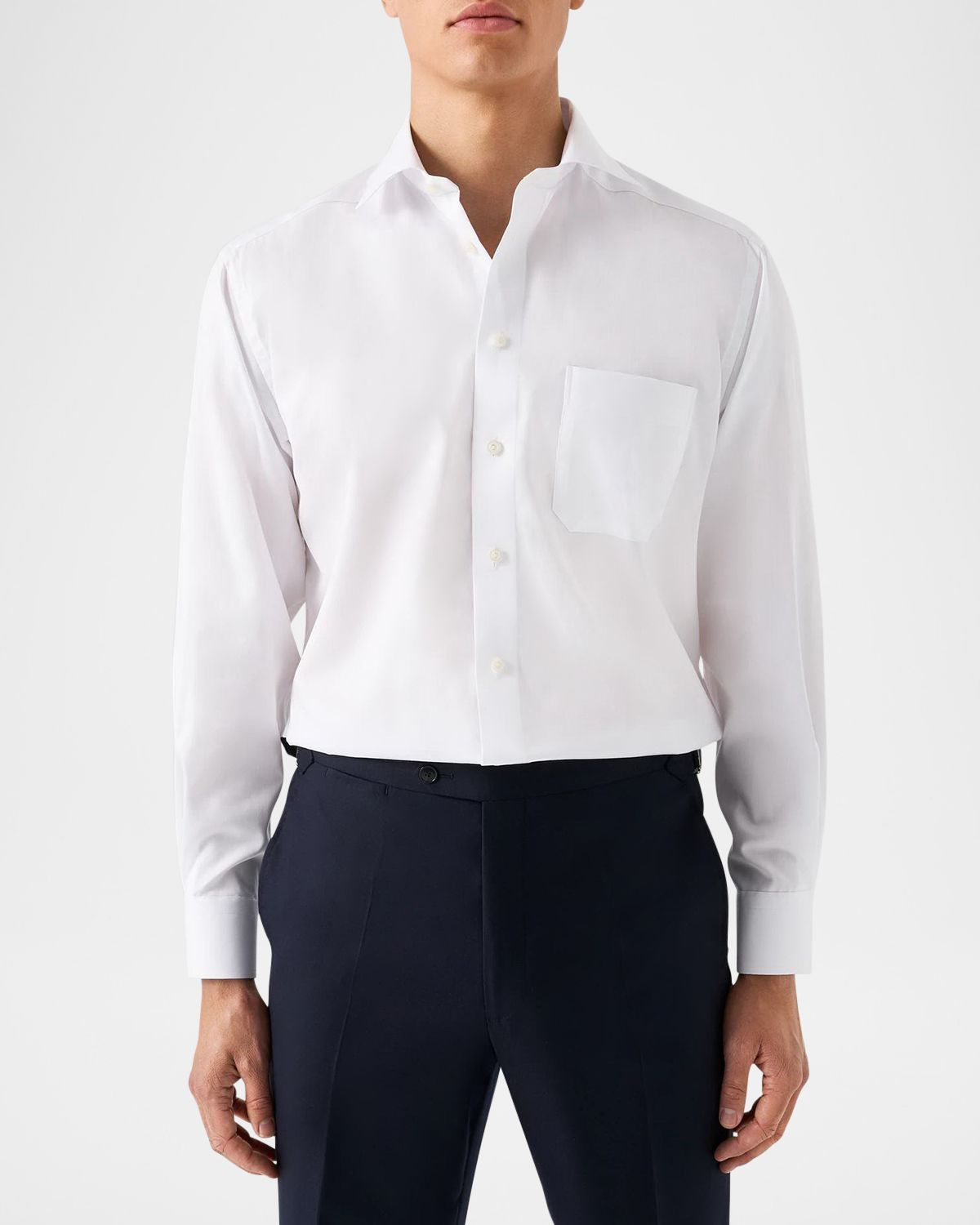 Eton Men 's Classic-Fit Twill Sport Shirt