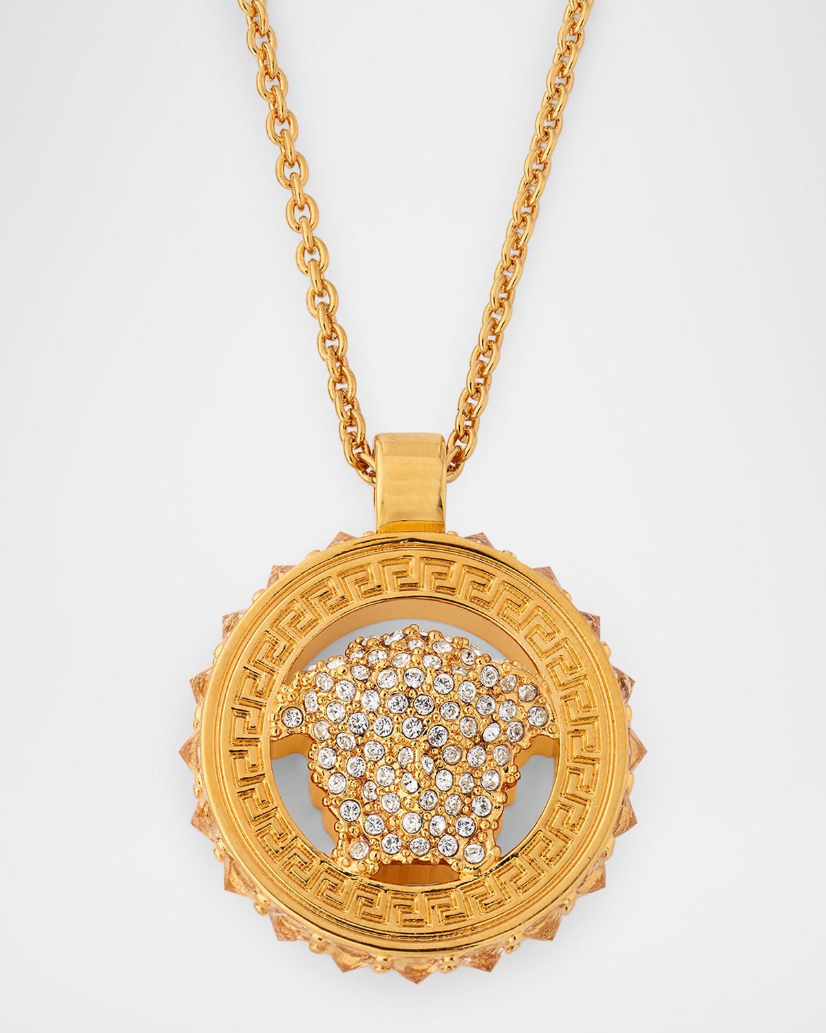 Versace Crystal Medusa '95 Pendant Necklace