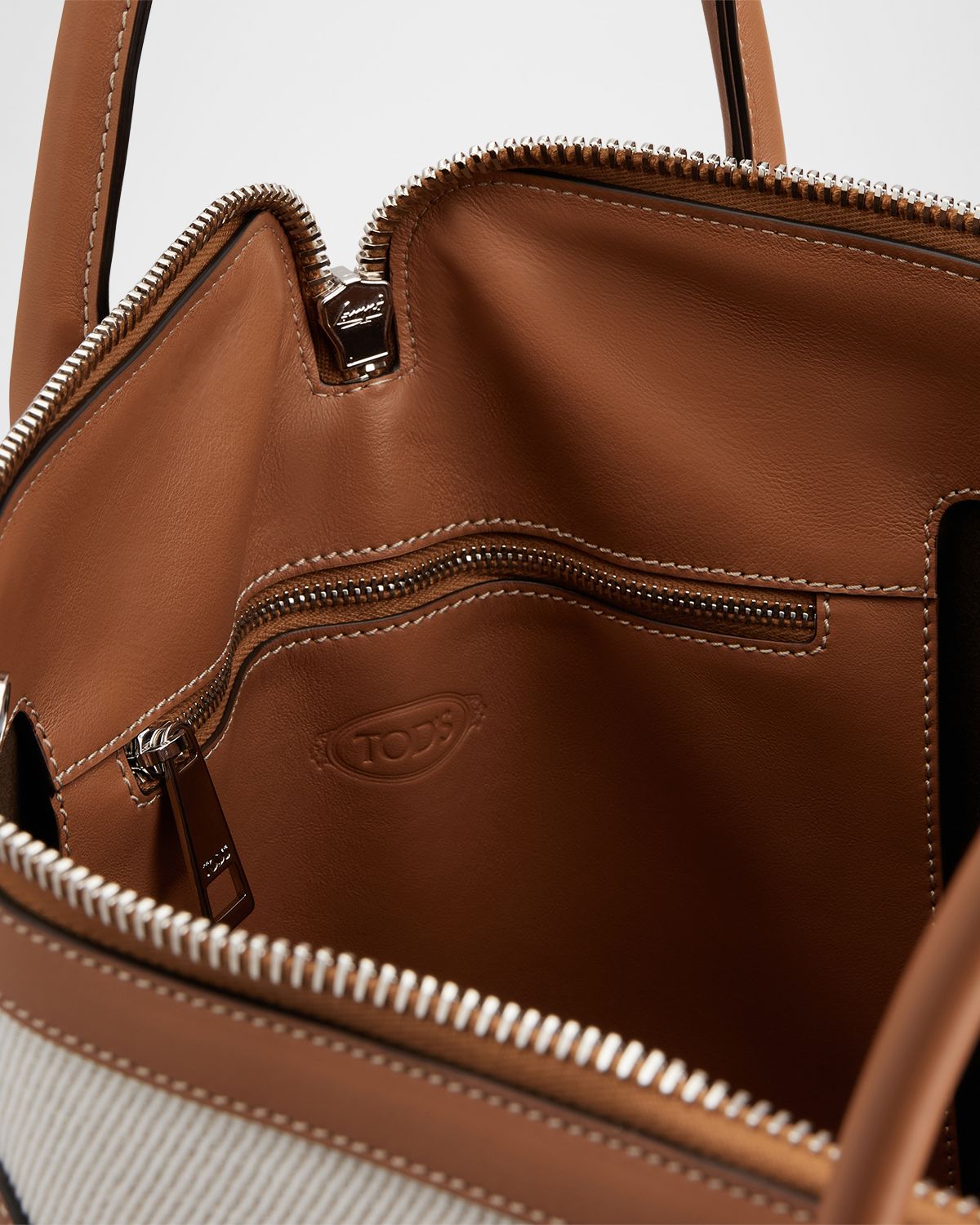 Tod 's Di Swing Canvas Shopper Tote Bag