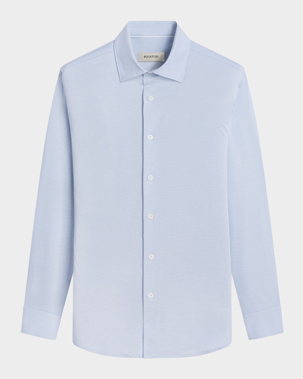 Bugatchi Men 's OoohCotton James Micro-Stripe Sport Shirt