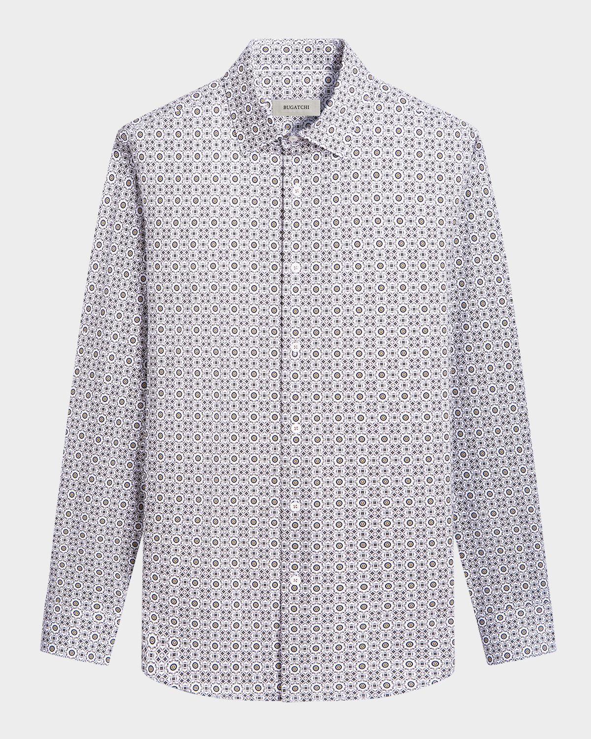 Bugatchi Men 's OoohCotton James Medallion Sport Shirt