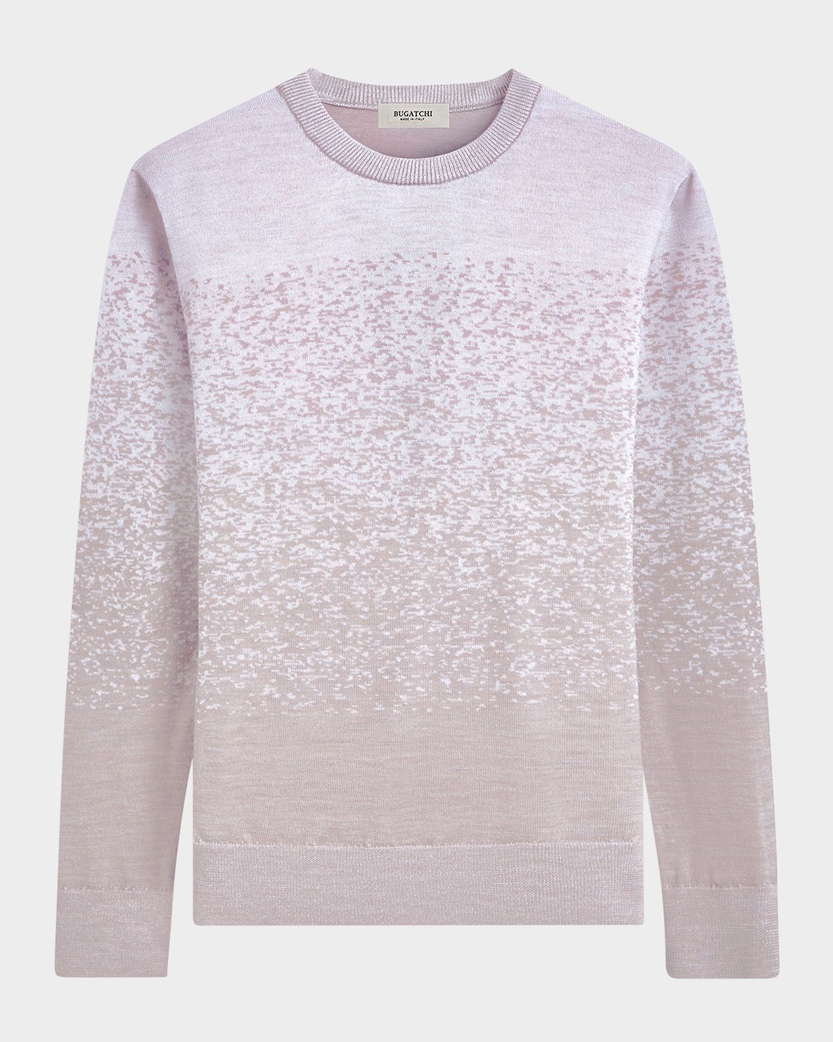 Bugatchi Men 's Wool Degrade Crewneck Sweater
