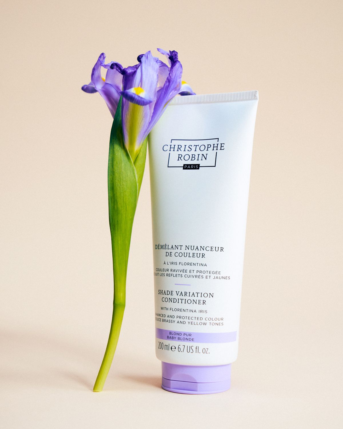 Christophe Robin Shade Variation Conditioner with Florentina Iris, 8.4 oz.