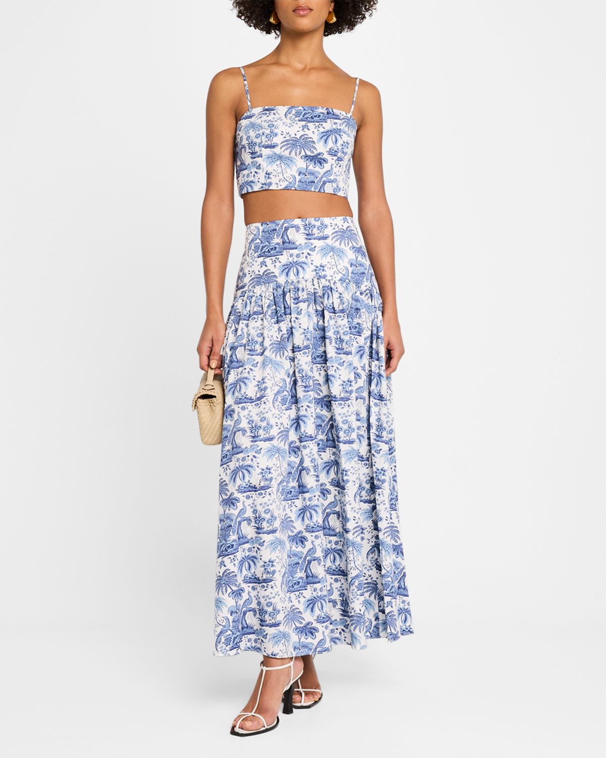 STAUD Procida Maxi Skirt