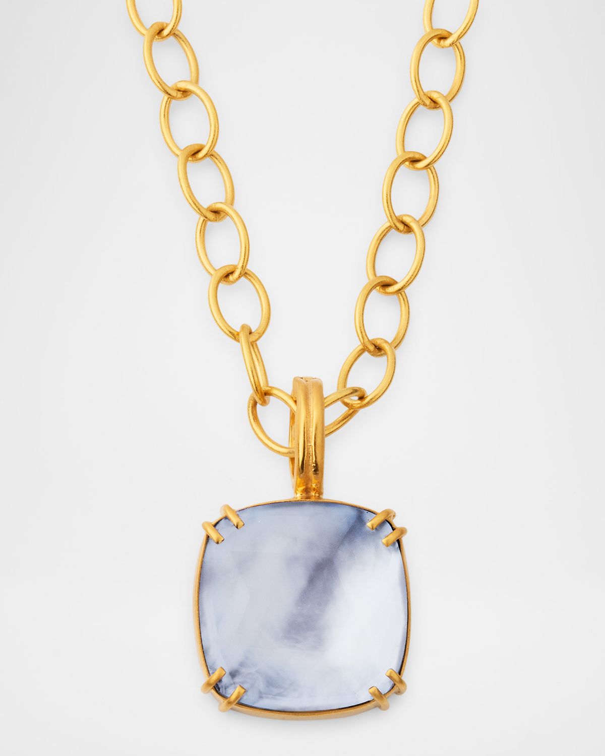 Dina Mackney Very Peri Violet Femme Doublet Necklace