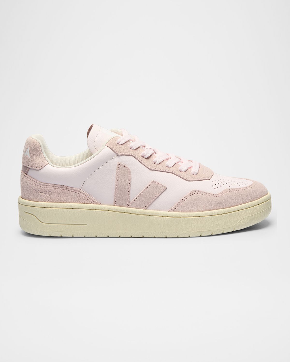 VEJA V-90 Bicolor Low-Top Sneakers