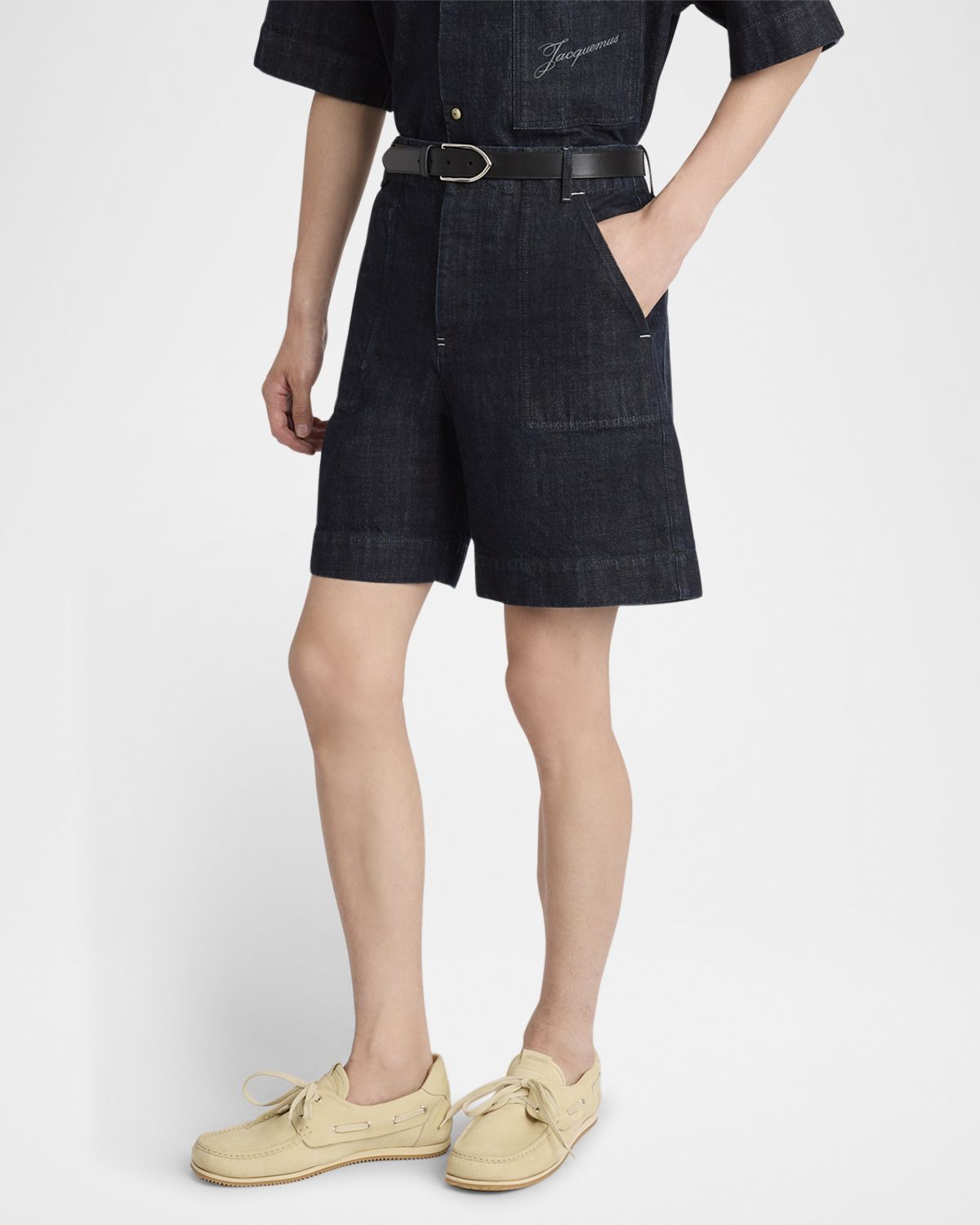 Jacquemus Men 's de-Nimes Denim Shorts