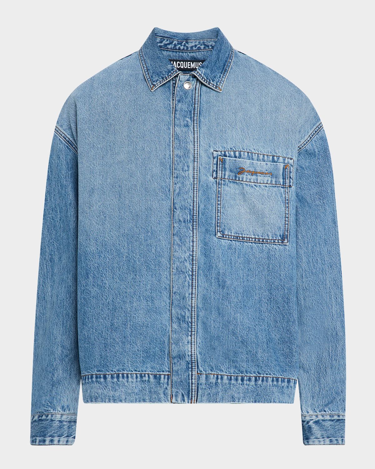 Jacquemus Men 's De-Nimes Denim Shirt Jacket