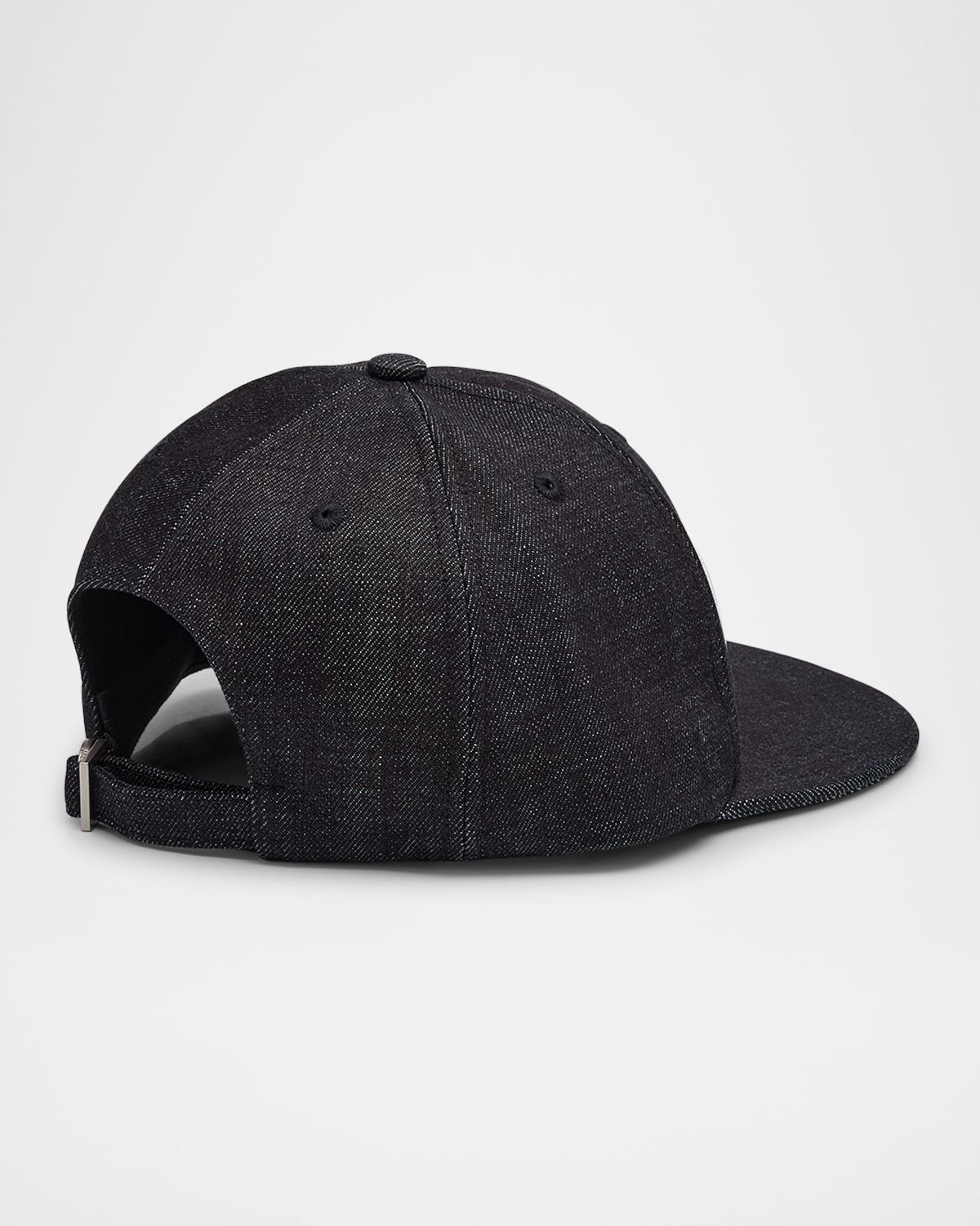 Jacquemus Men 's Denim Logo Baseball Cap