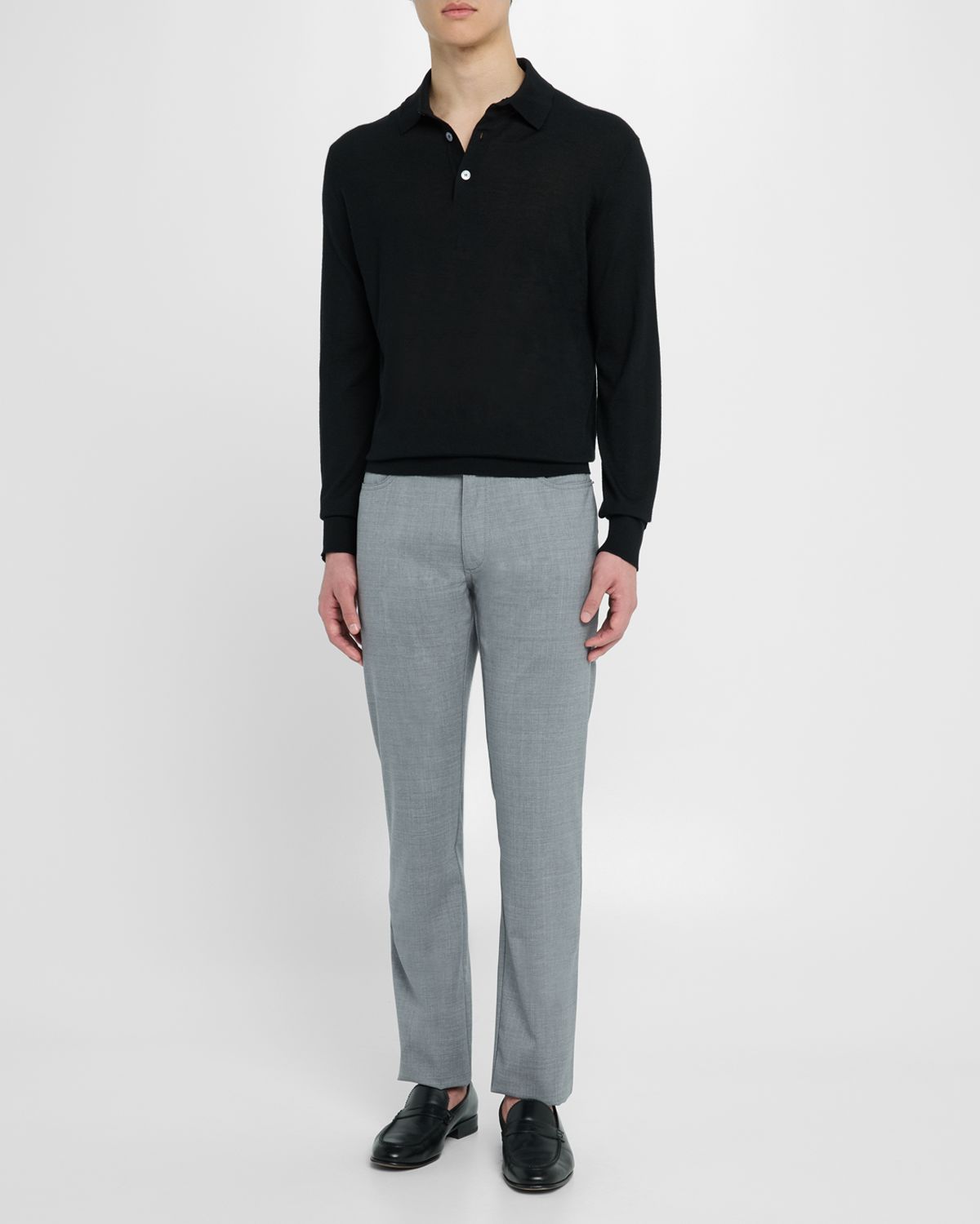 ZEGNA Men 's Wool Five-Pocket Pants