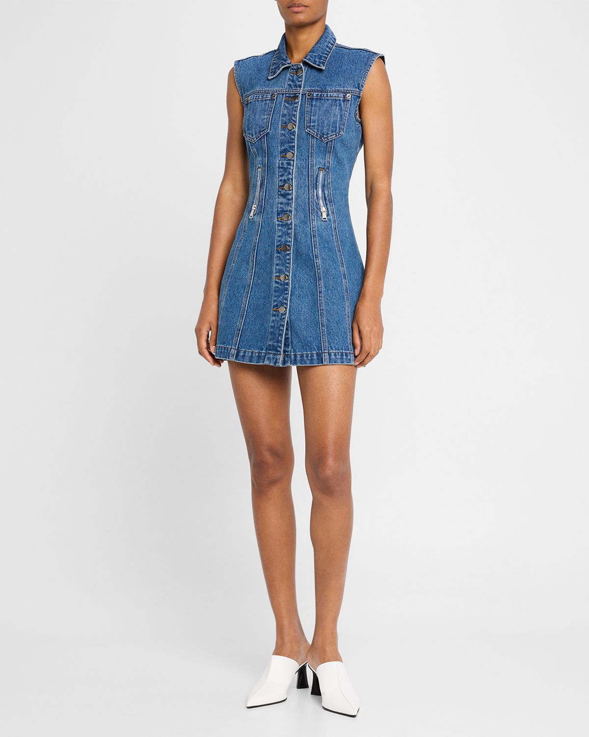 Wynn Hamlyn Denim Mini Dress