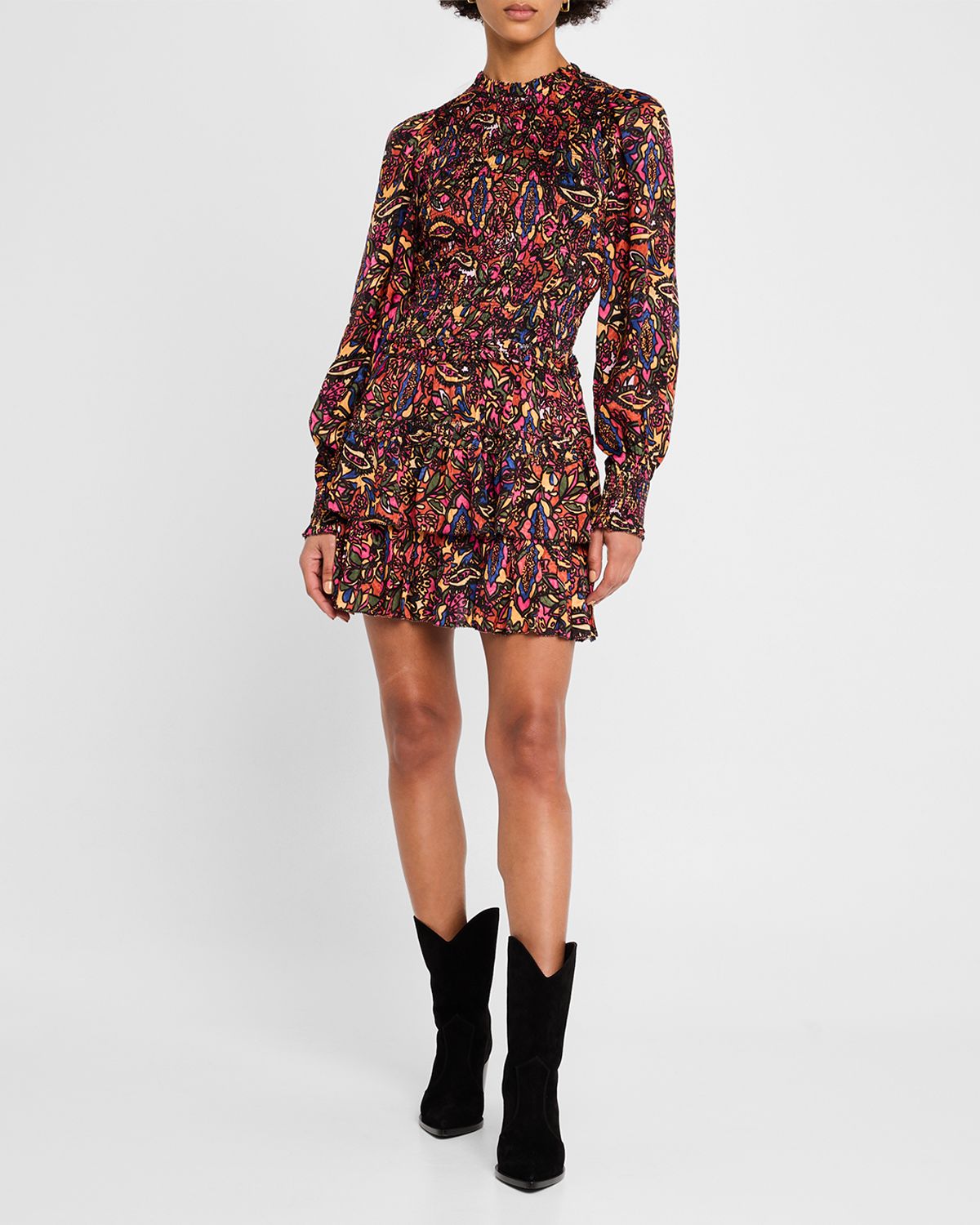 LOVE THE LABEL Stained Glass Prism Yolanda Mini Dress
