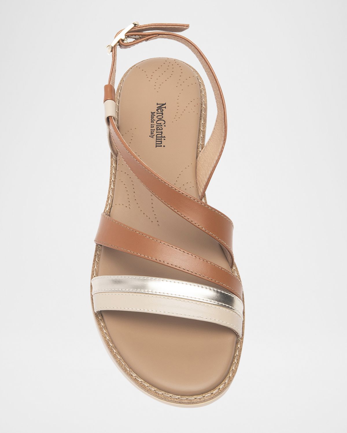 NeroGiardini Strappy Leather Sandals | Thumbnail 5 NeroGiardini Strappy Leather Sandals | Thumbnail 5