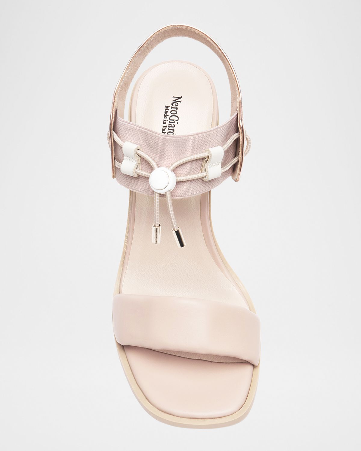 NeroGiardini Bungee Leather Dress Sandals | Thumbnail 5 NeroGiardini Bungee Leather Dress Sandals | Thumbnail 5
