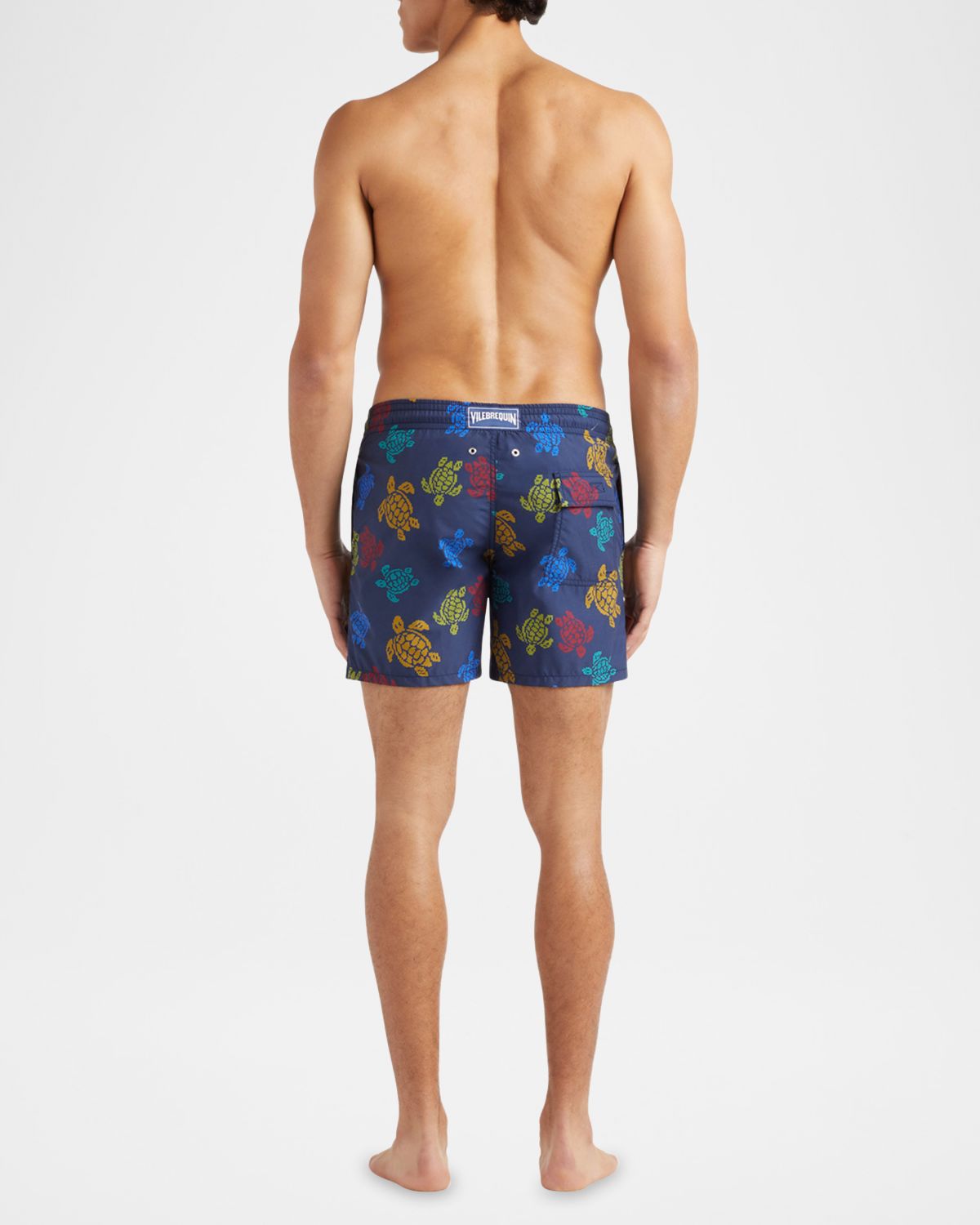 Vilebrequin Men 's Moorea Turtle Swim Shorts