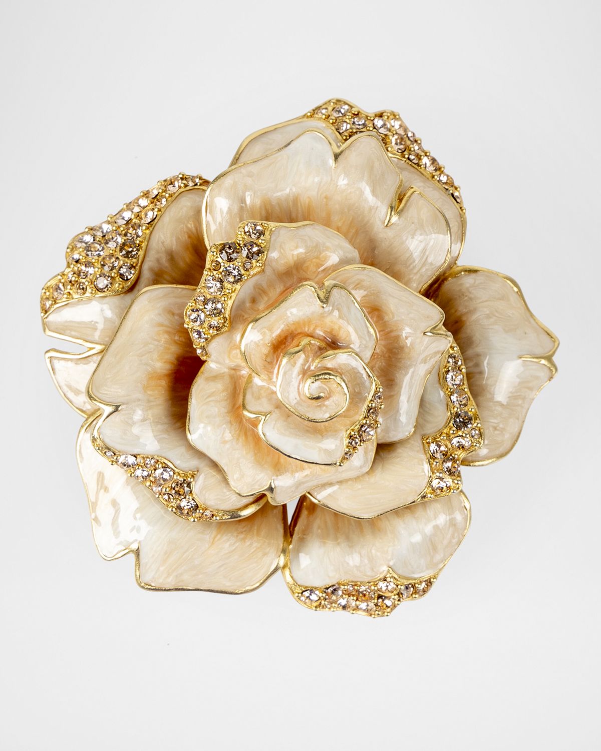 Jay Strongwater Rosie Rose Table Objet